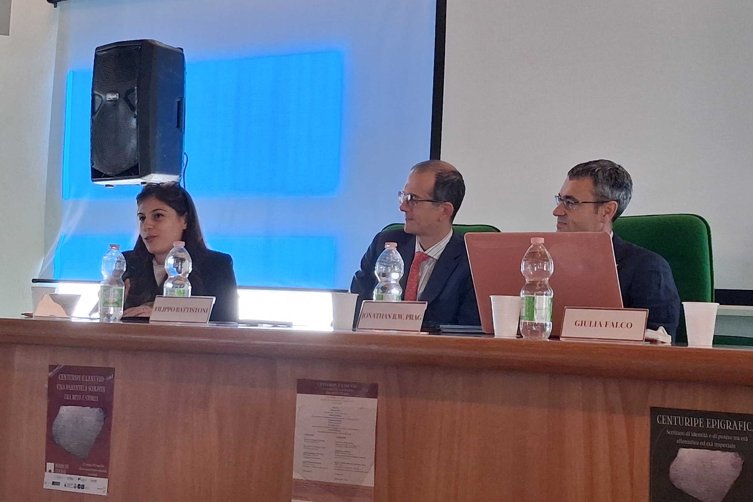 Un momento dell'incontro di Francesca Prado