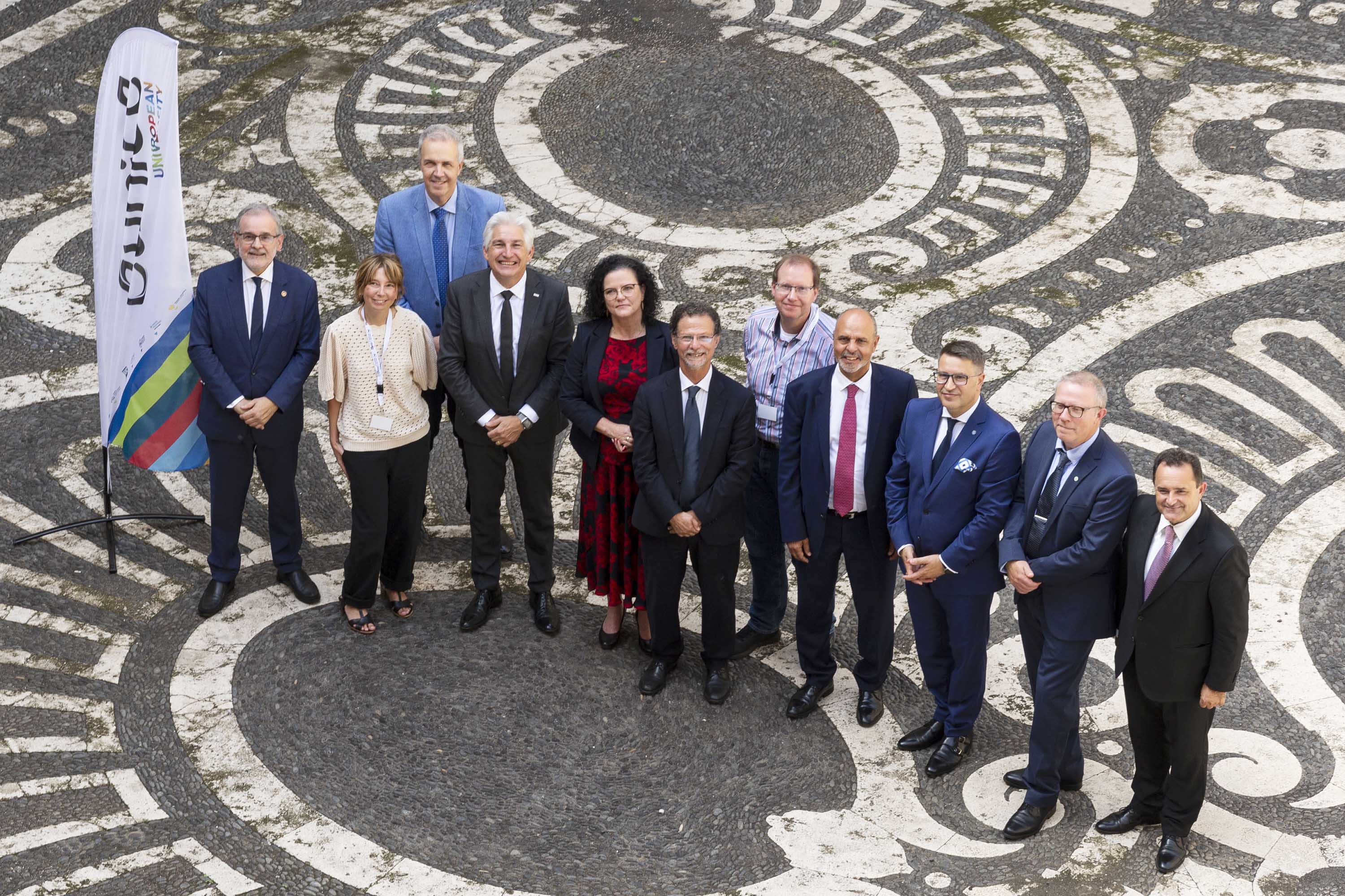 I rettori delle dieci università dell'alleanza Eunice