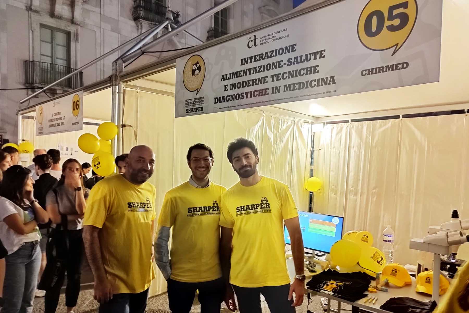 Edoardo Dammino al centro e Nicola ammirabile a destra