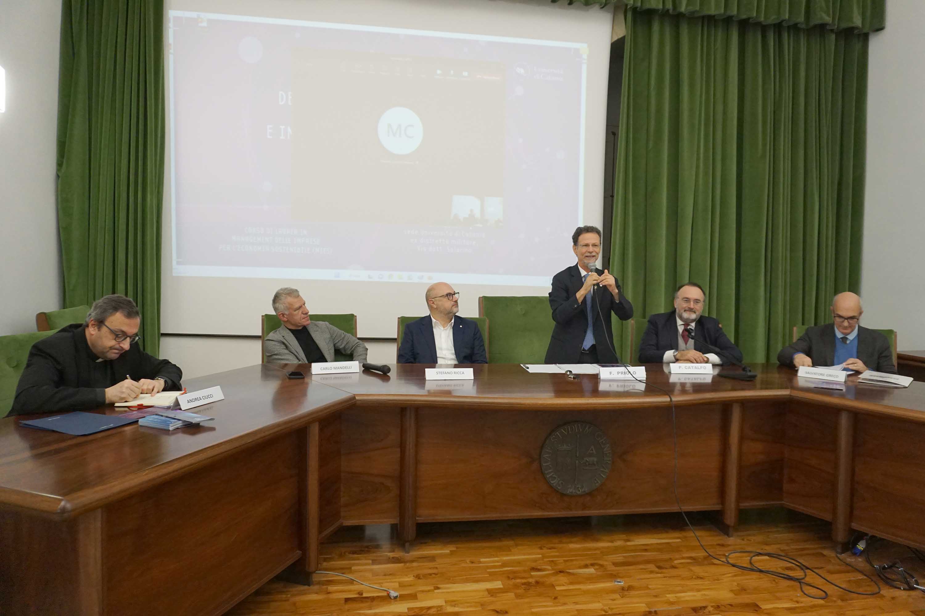 Andrea Ciucci, Carlo Mandelli, Stefano Ricca, Francesco Priolo, Pierluigi Catalfo e Salvatore Greco