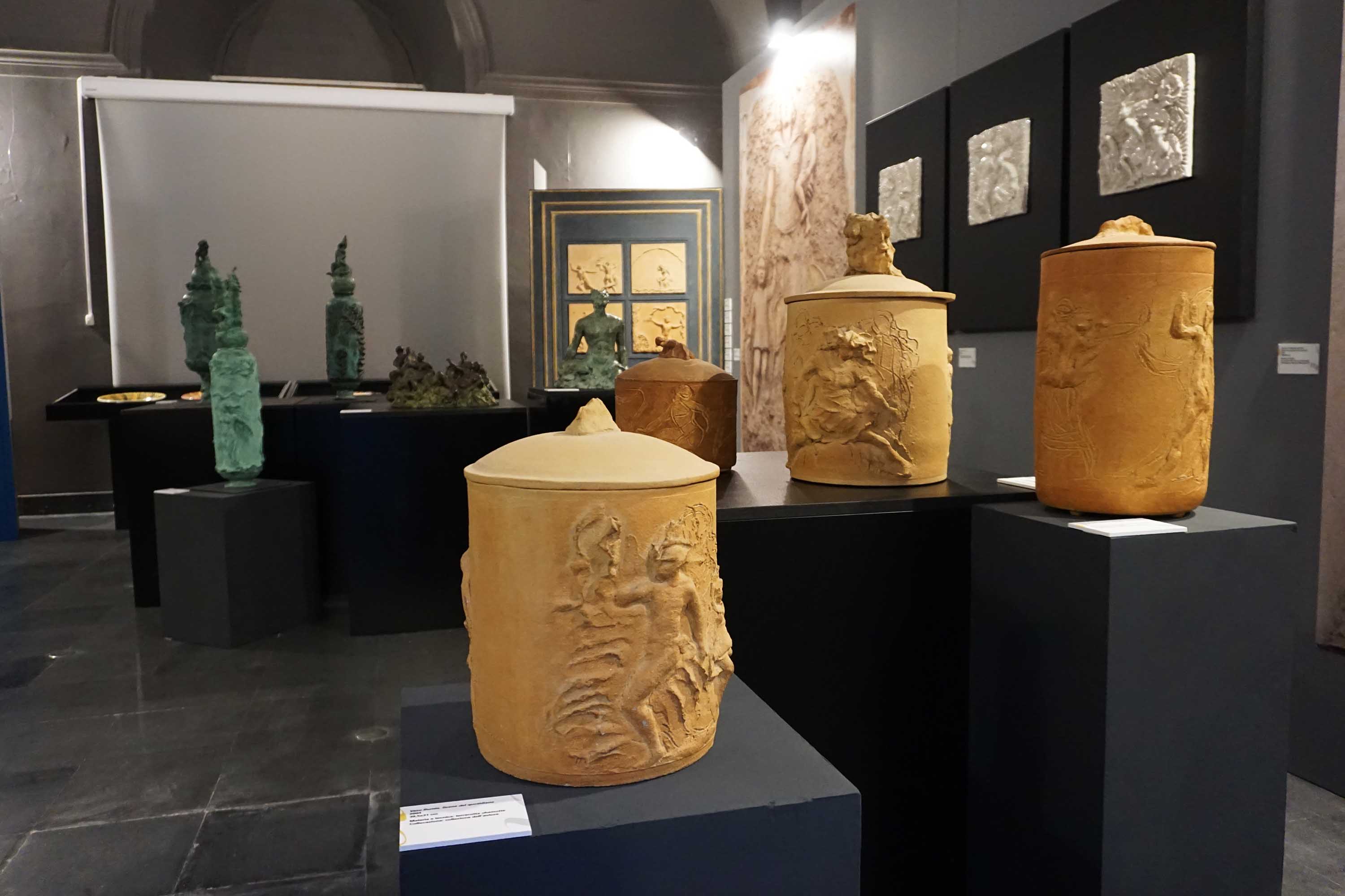 Alcune opere in esposizione