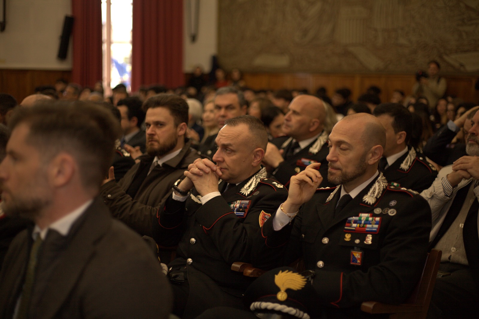 Alcuni rappresentanti dell'Arma dei Carabinieri