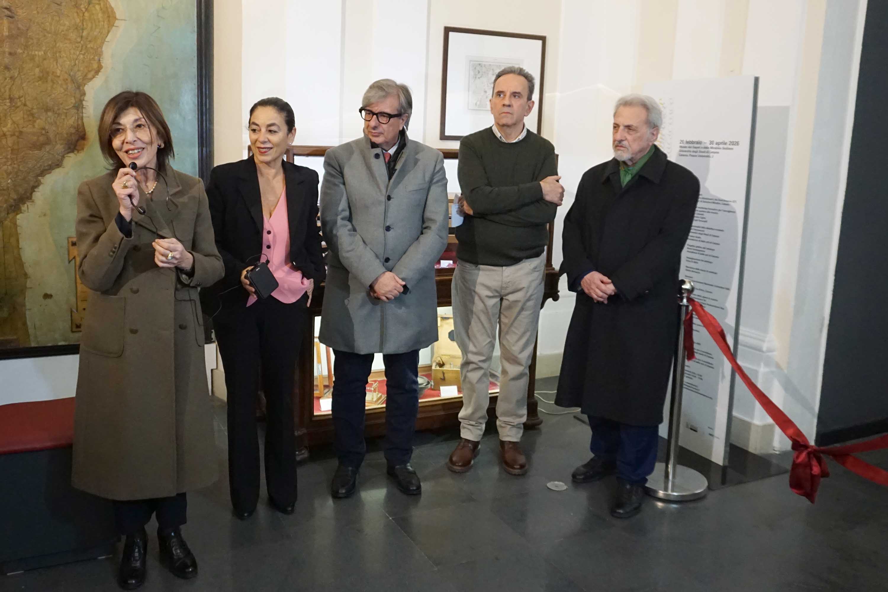 Un momento dell'intervento della professoressa Lina Scalisi, prorettrice di Unict e presidente dell'Accademia di belle arti di Catania