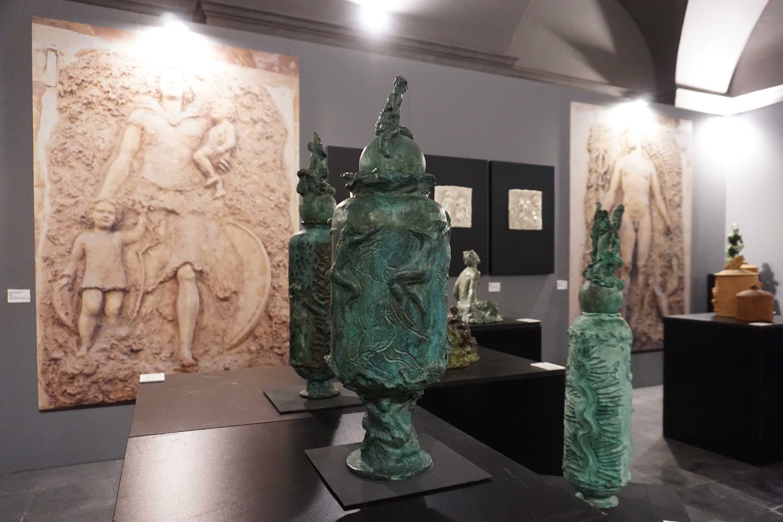 Alcune opere in esposizione