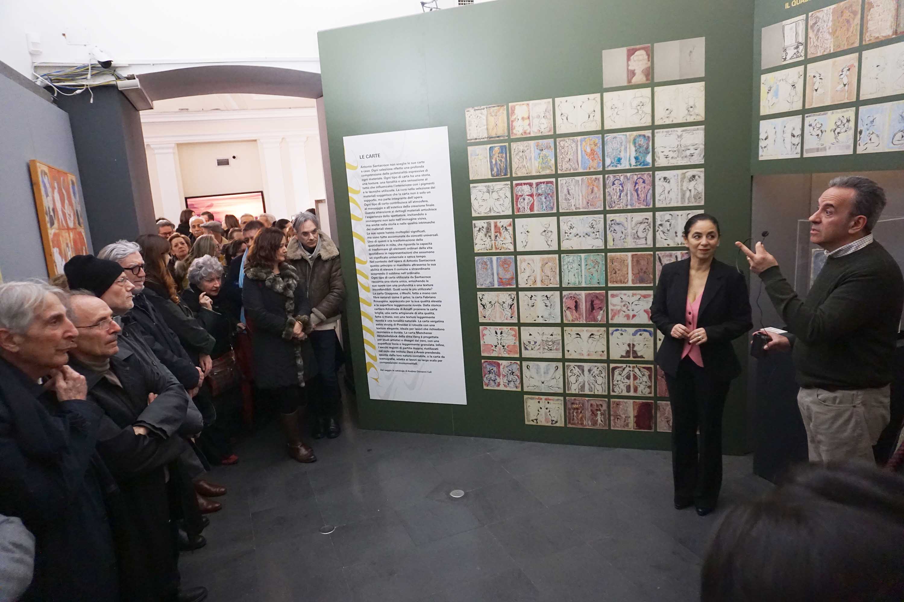 Visitatori presenti alla mostra