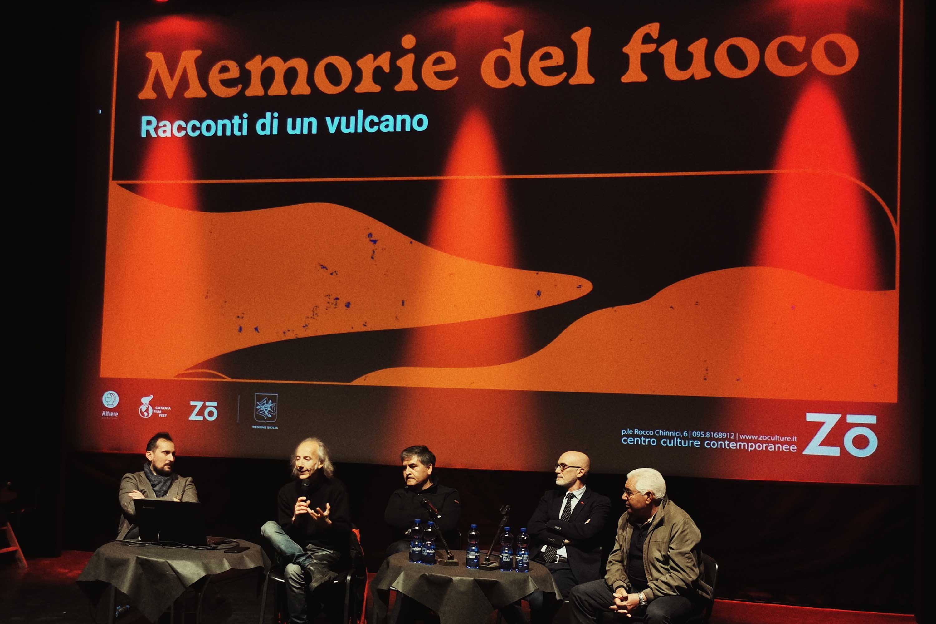 Memorie del fuoco, un momento dell'incontro