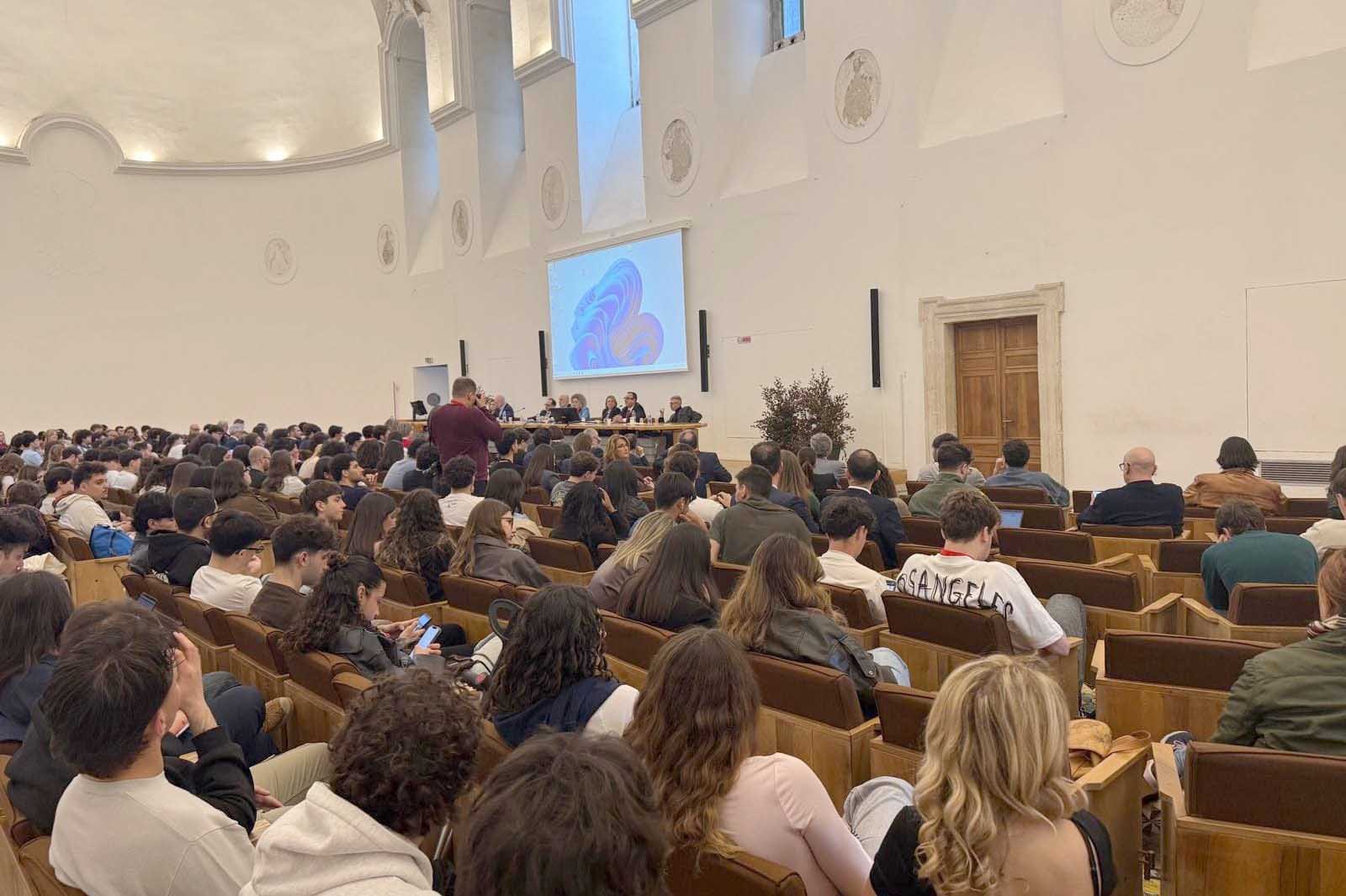 Un momento dei lavori