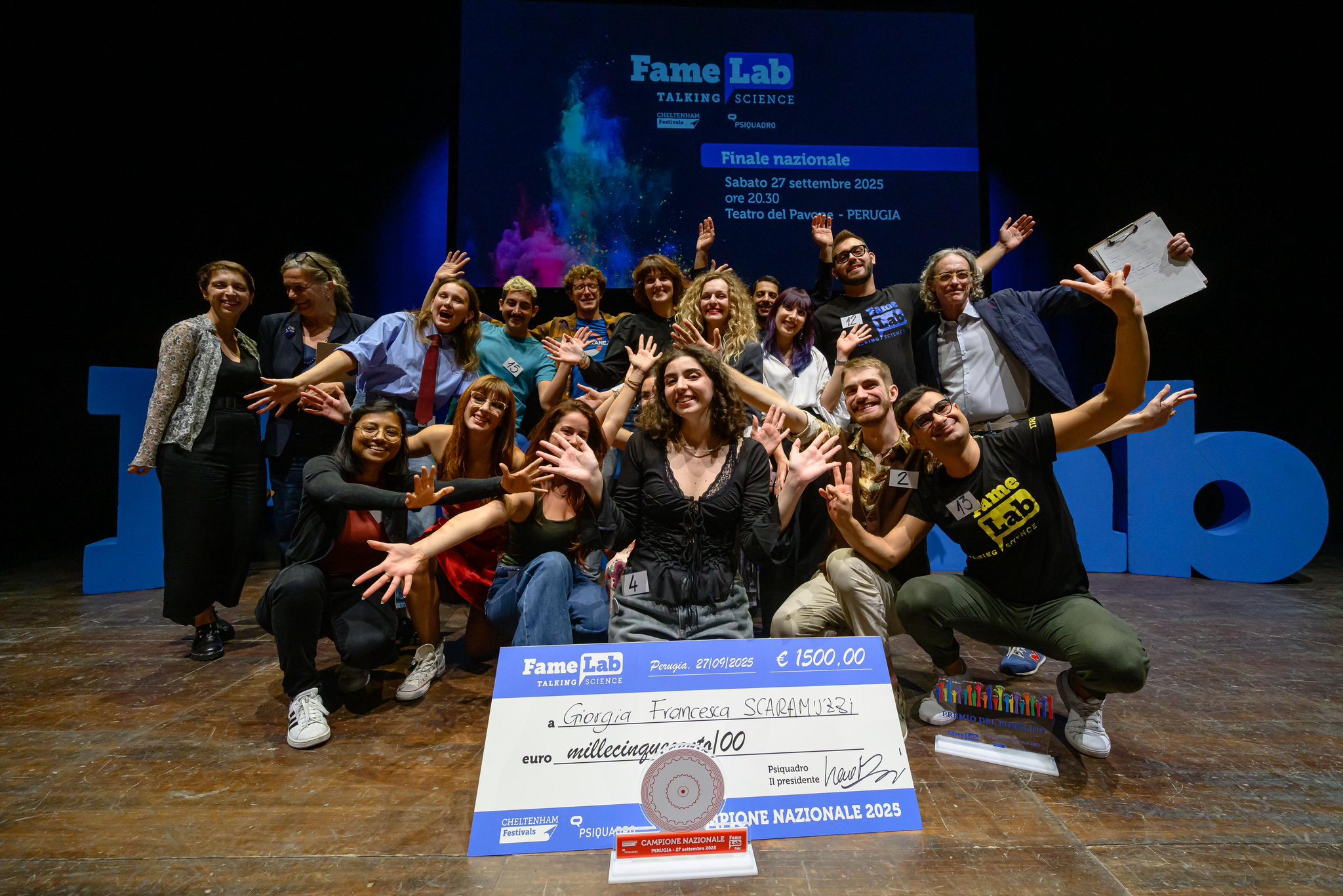 I finalisti di Famelab Italia 2025