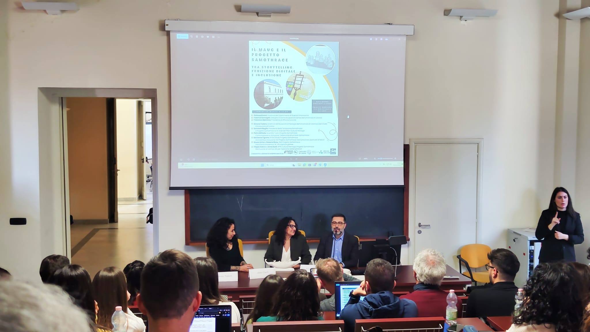 Un momento dell'incontro