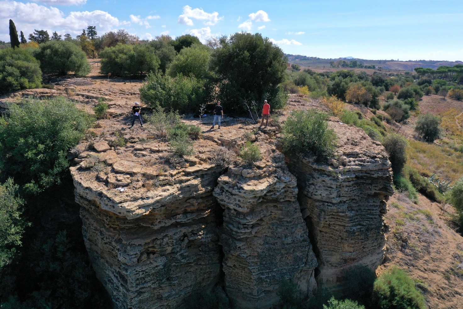 Ricercatori nella Valle dei Templi