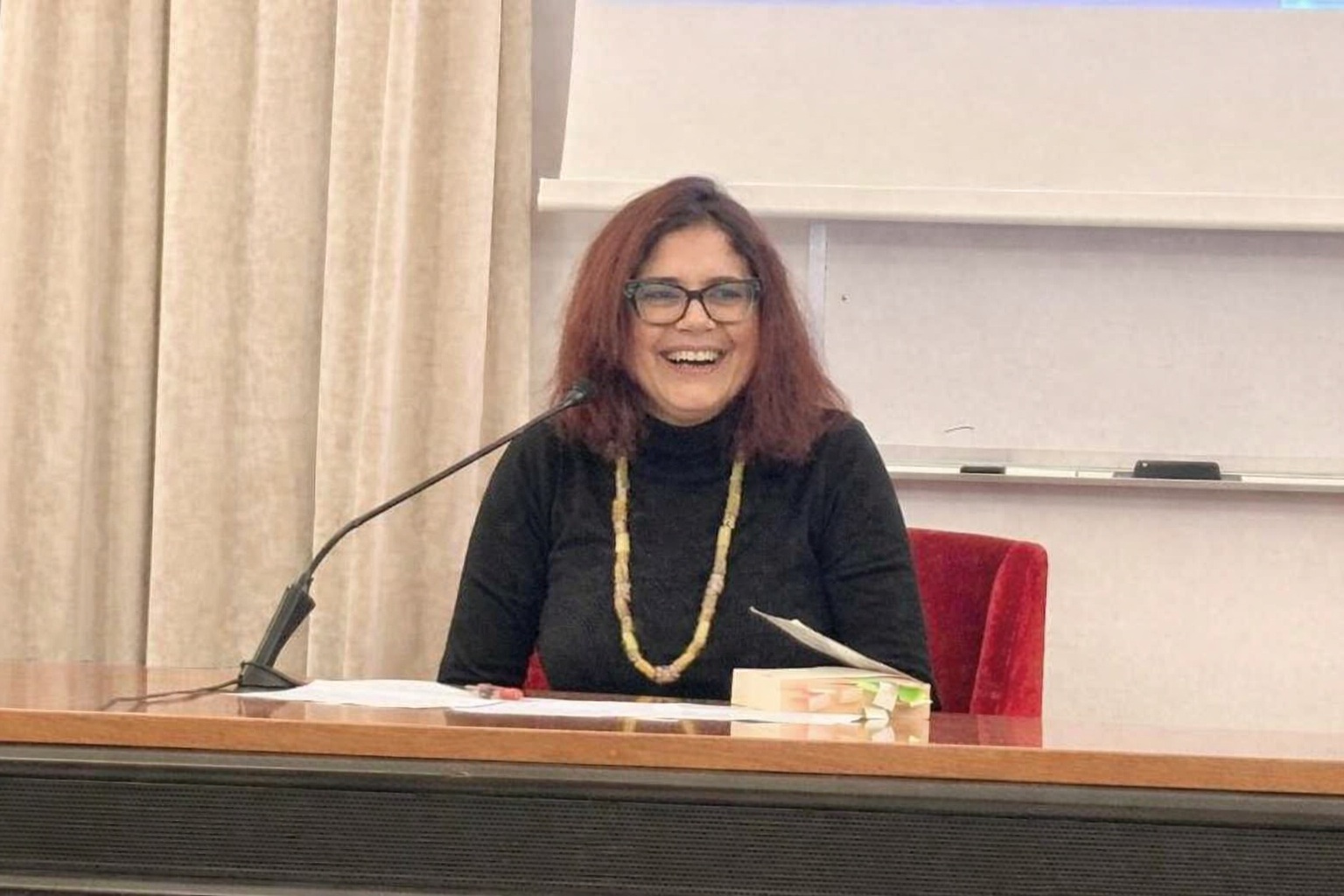 La docente Mara Benadusi