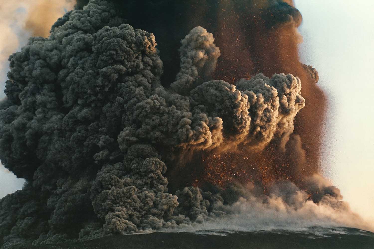 Un fenomeno eruttivo dell'Etna