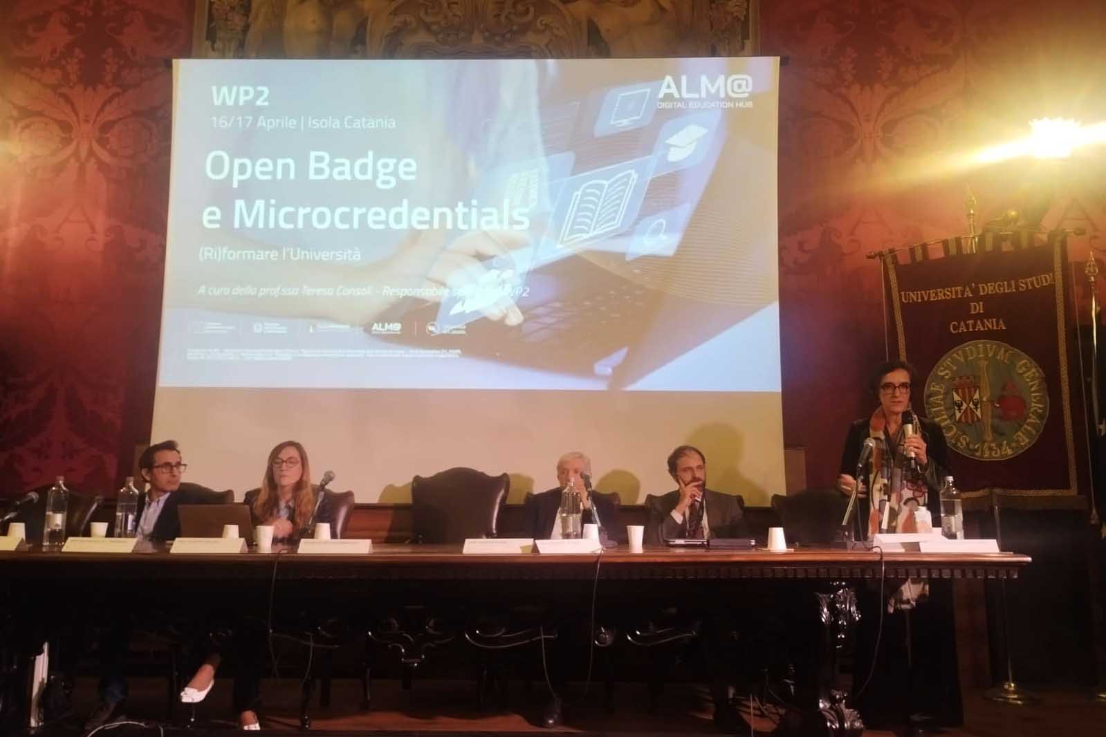 Un momento dell'intervento della prof.ssa Teresa Consoli