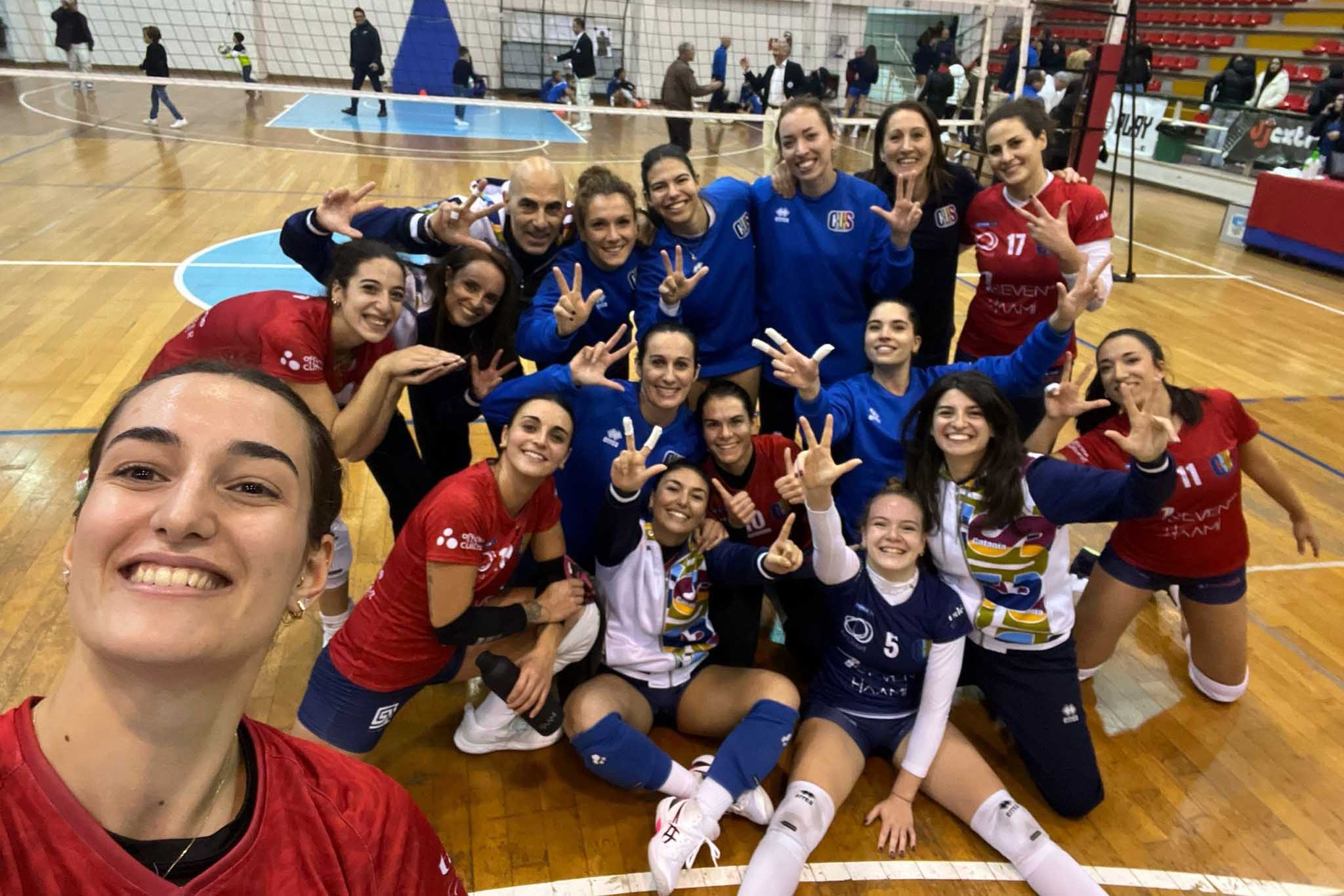 Il team del Cus Catania Volley femminile