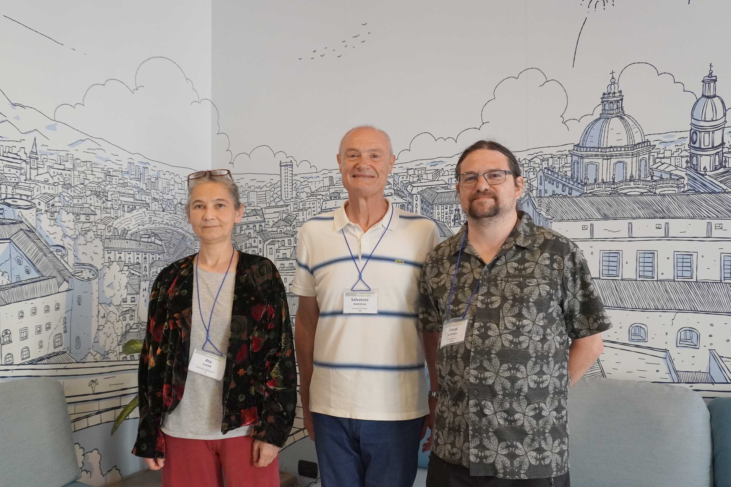 In foto da sinistra Ata Kaban, Salvatore Ingrassia e Pascal Germain