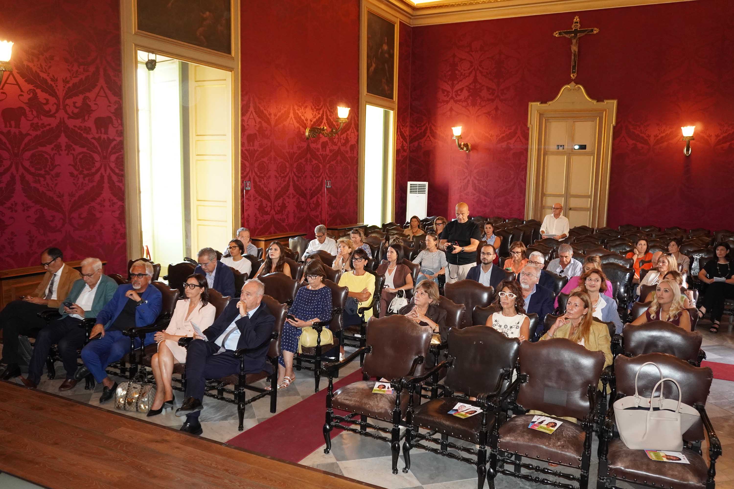 Un momento della conferenza stampa