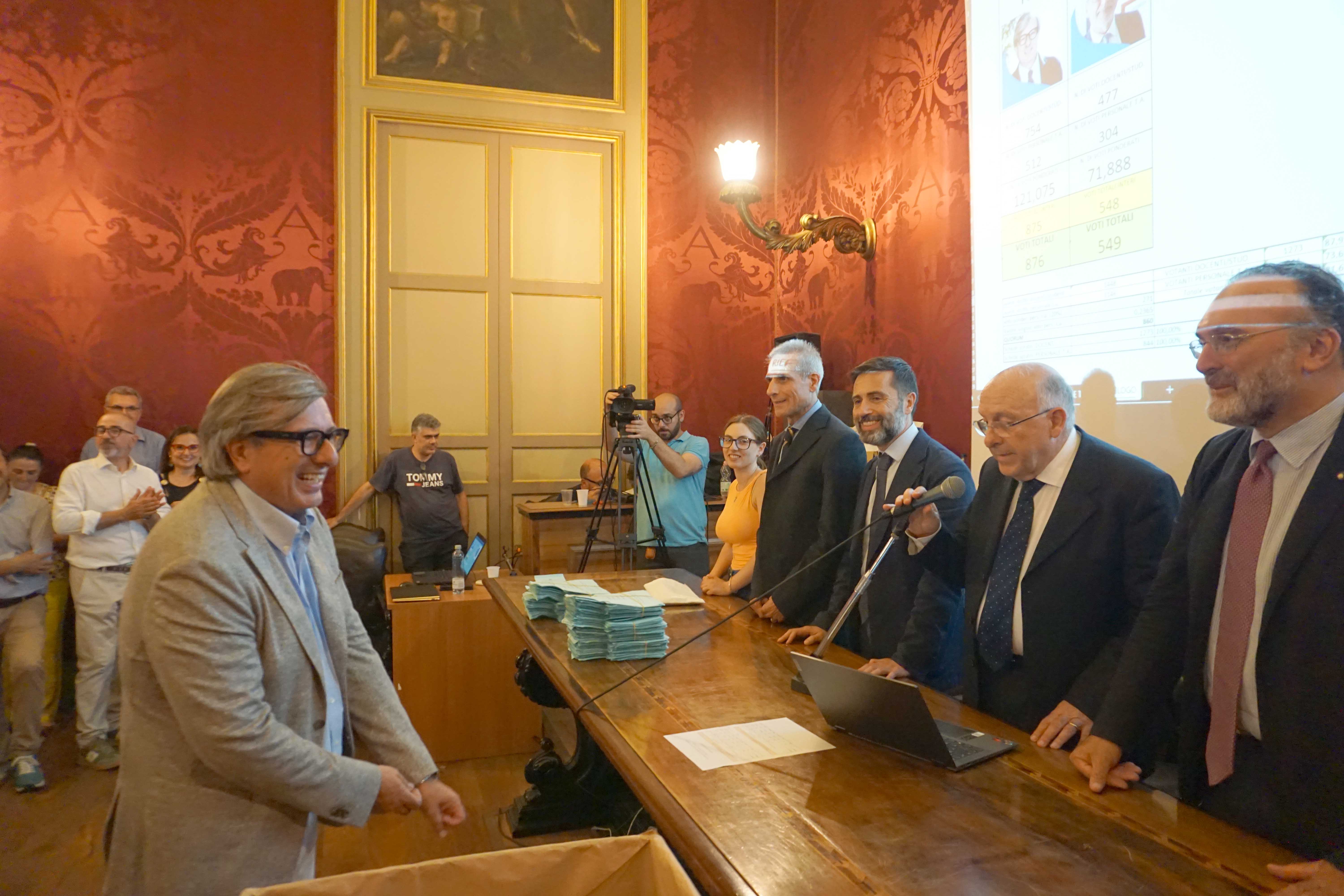 Un momento della proclamazione