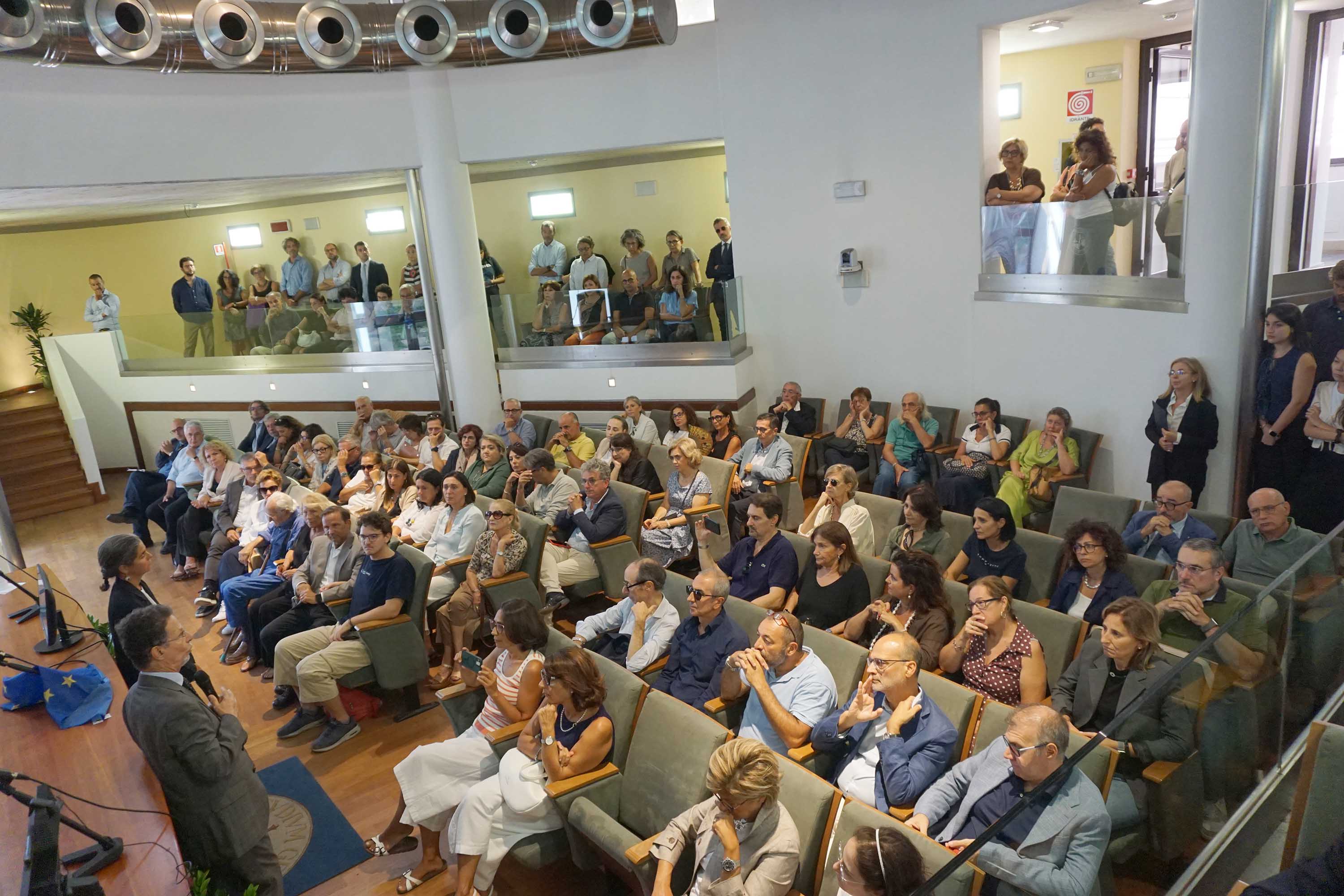 Un momento della cerimonia