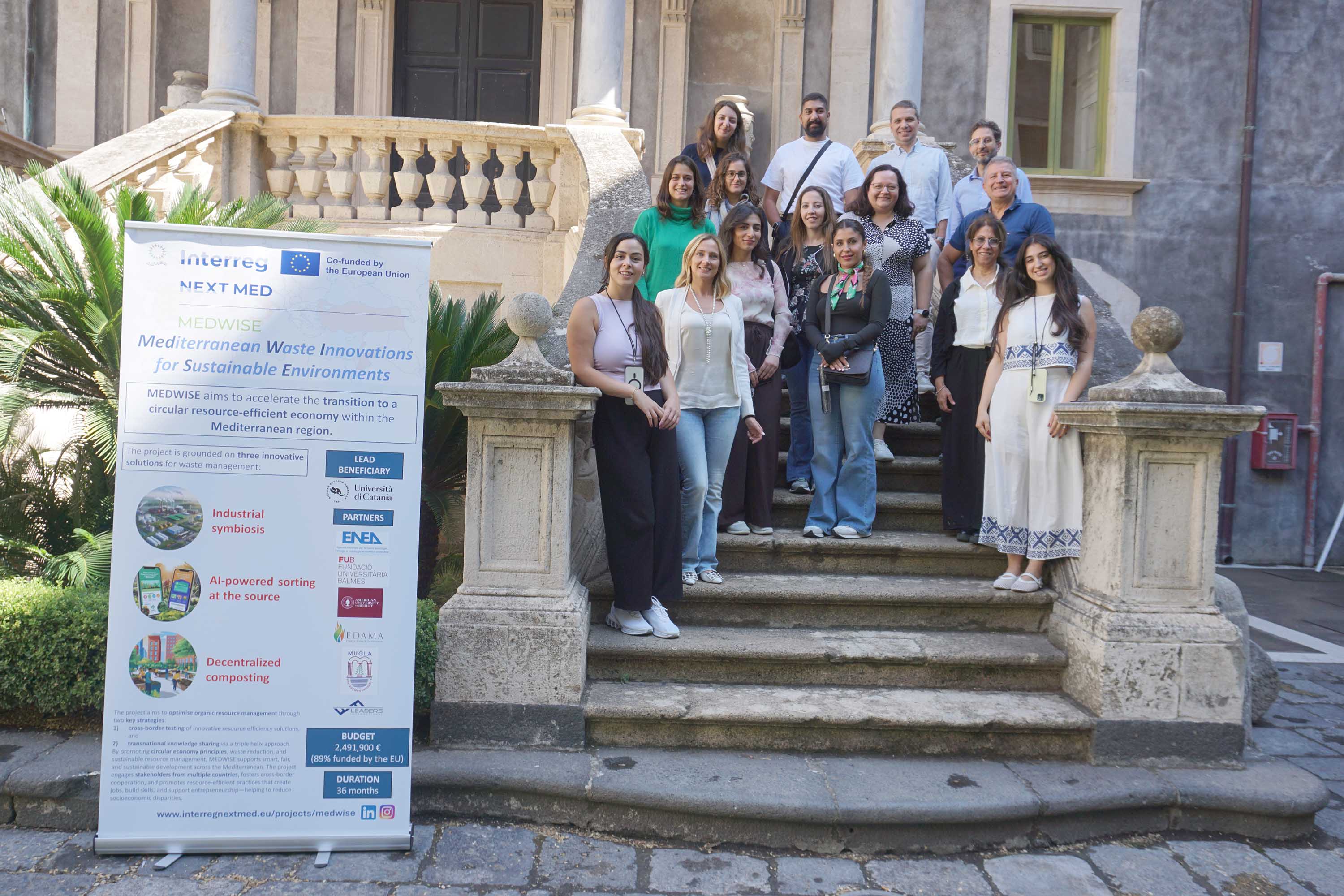 I rappresentanti dei partner del progetto