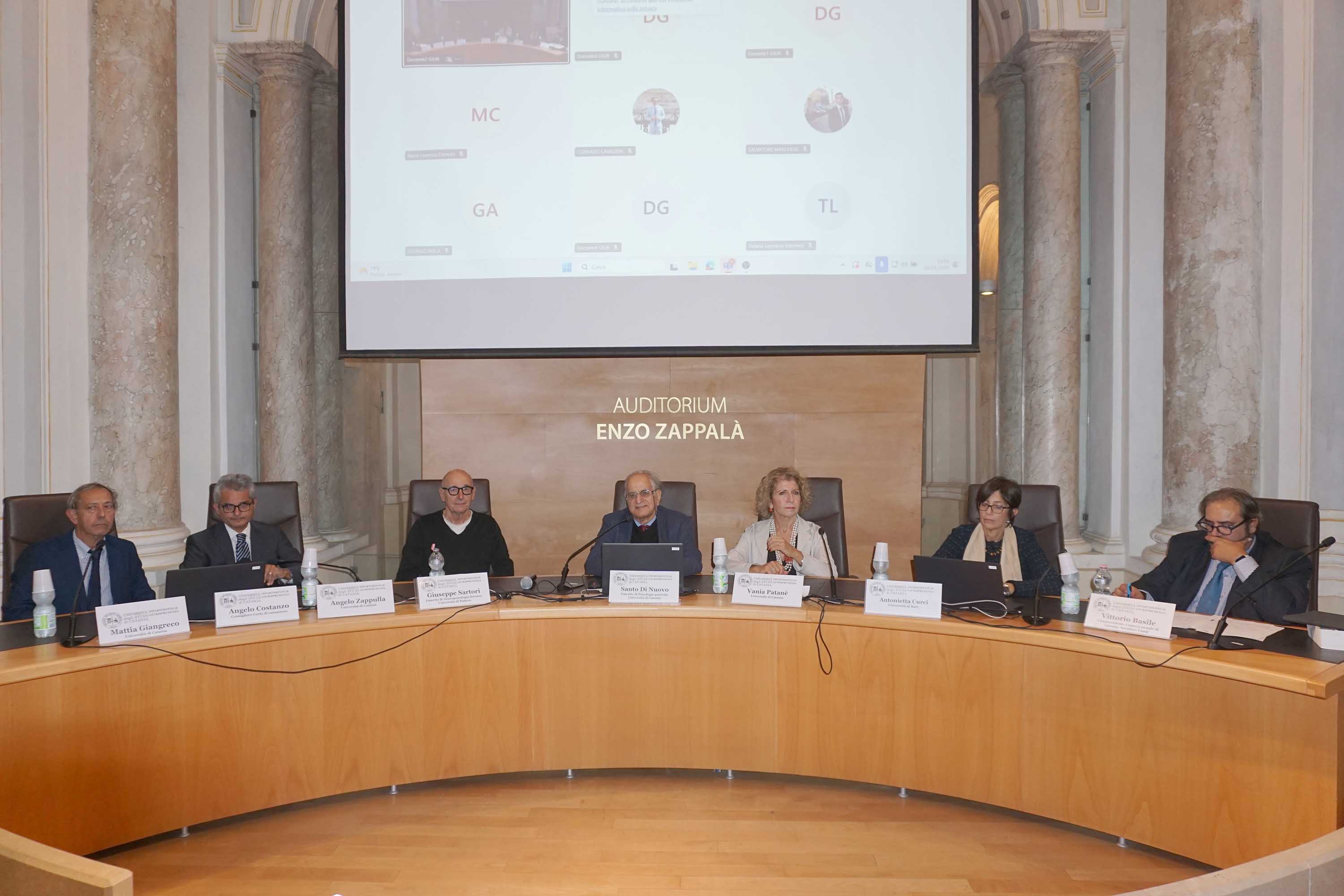 I relatori intervenuti al seminario