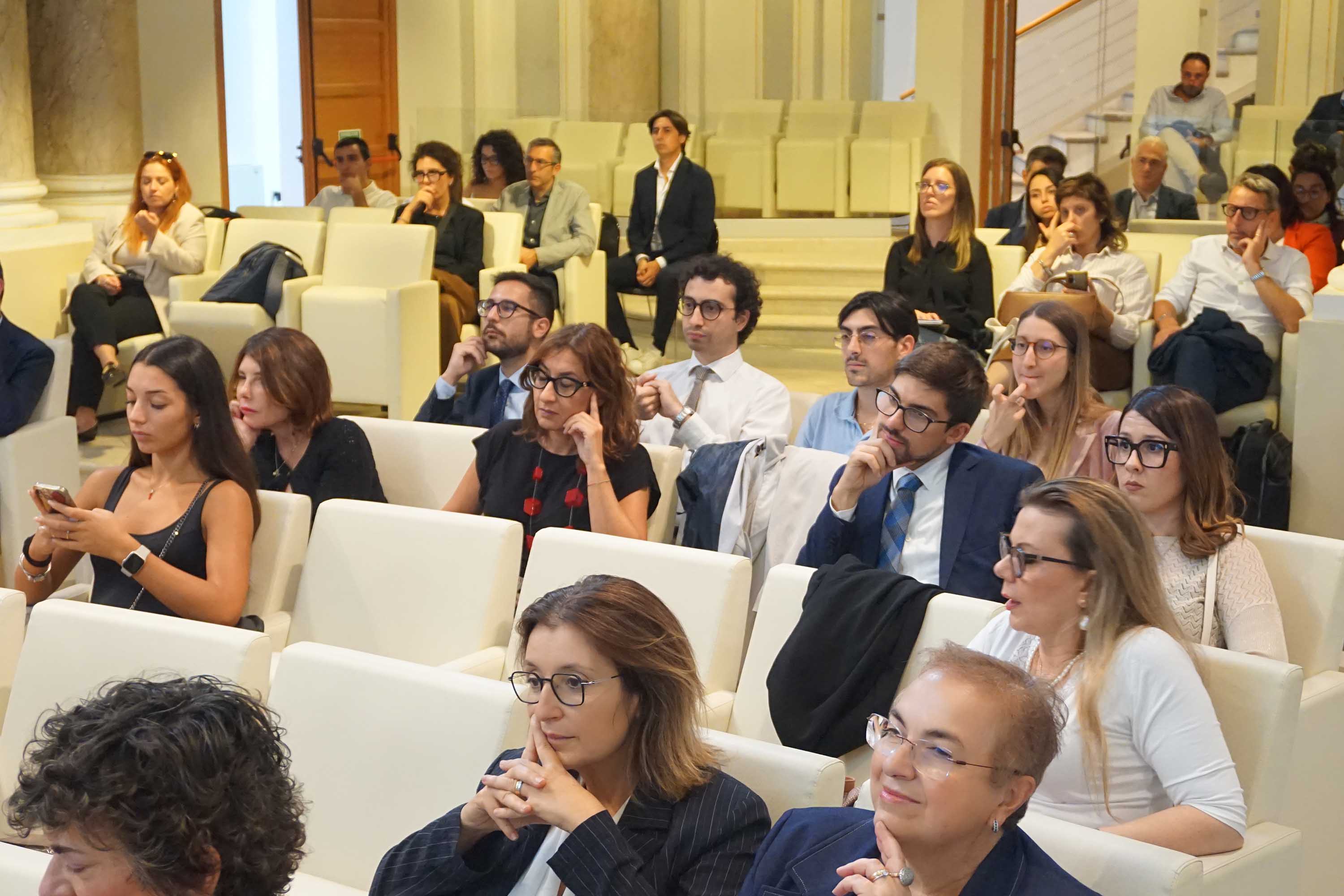 Il pubblico presente nell'auditorium