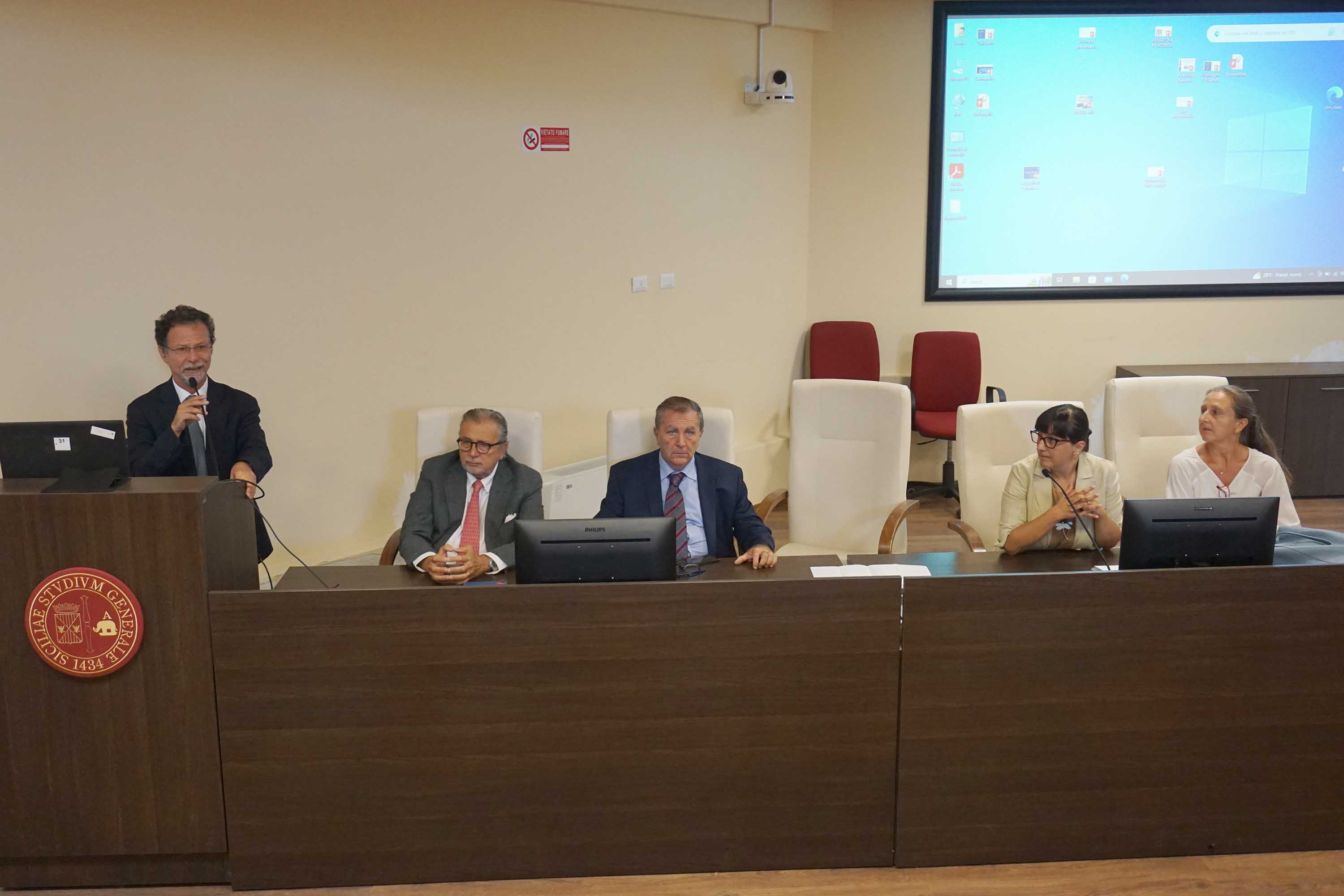 Safemed, intervento del rettore Francesco Priolo