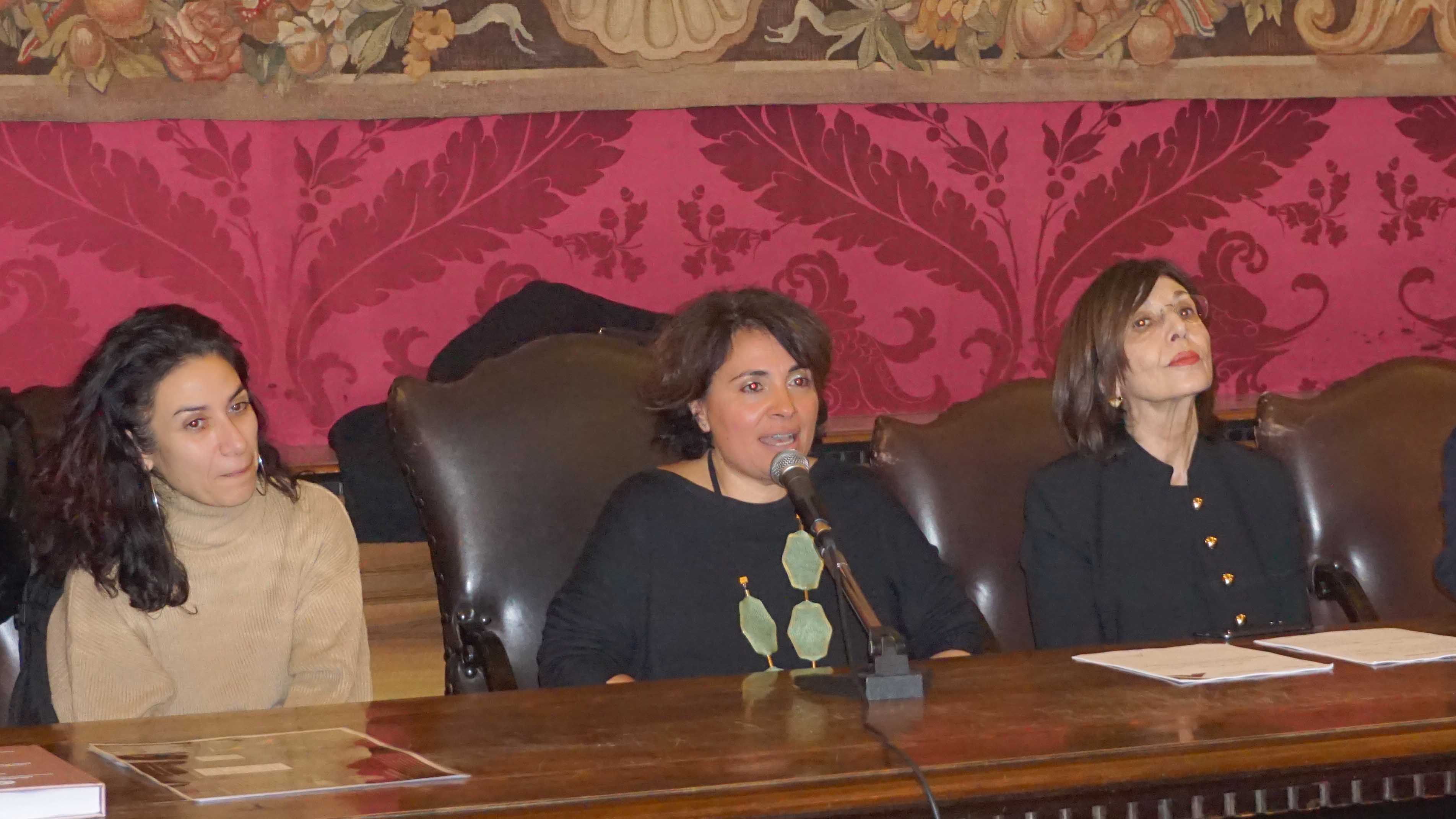 Un momento dell'intervento della prof.ssa Stefania Rimini