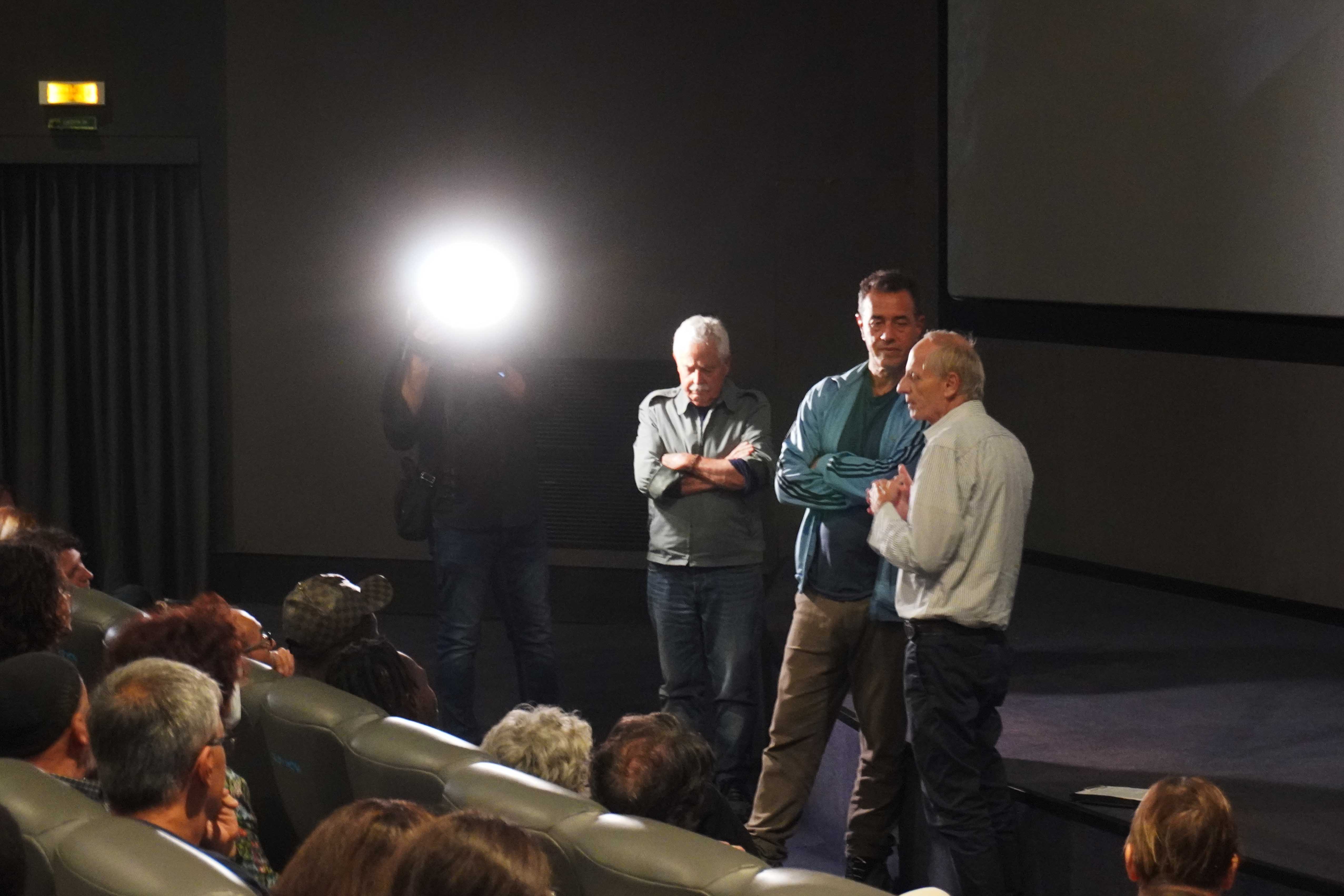 Un momento dell'incontro con Matteo Garrone