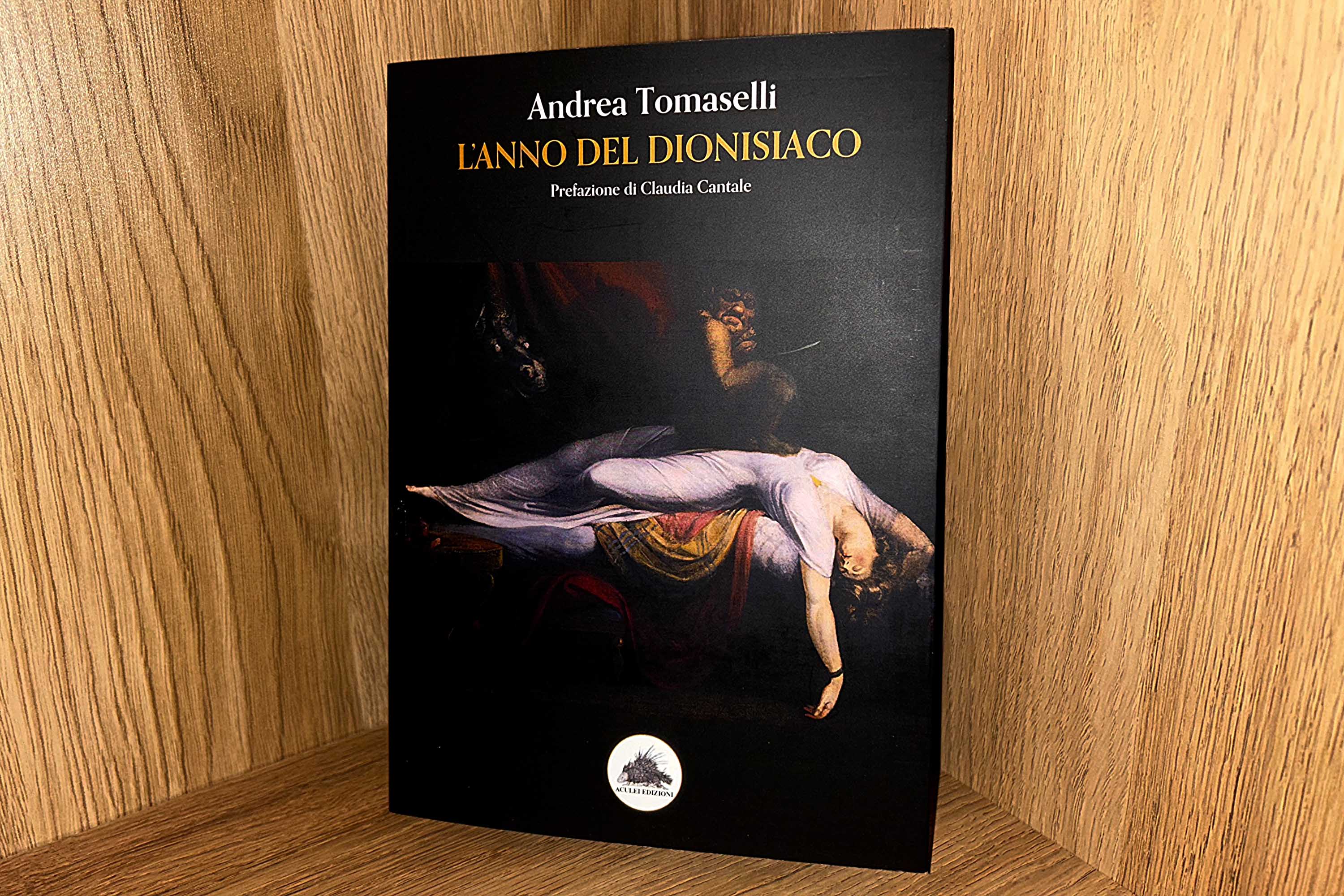 La copertina del romanzo "L’anno del dionisiaco"