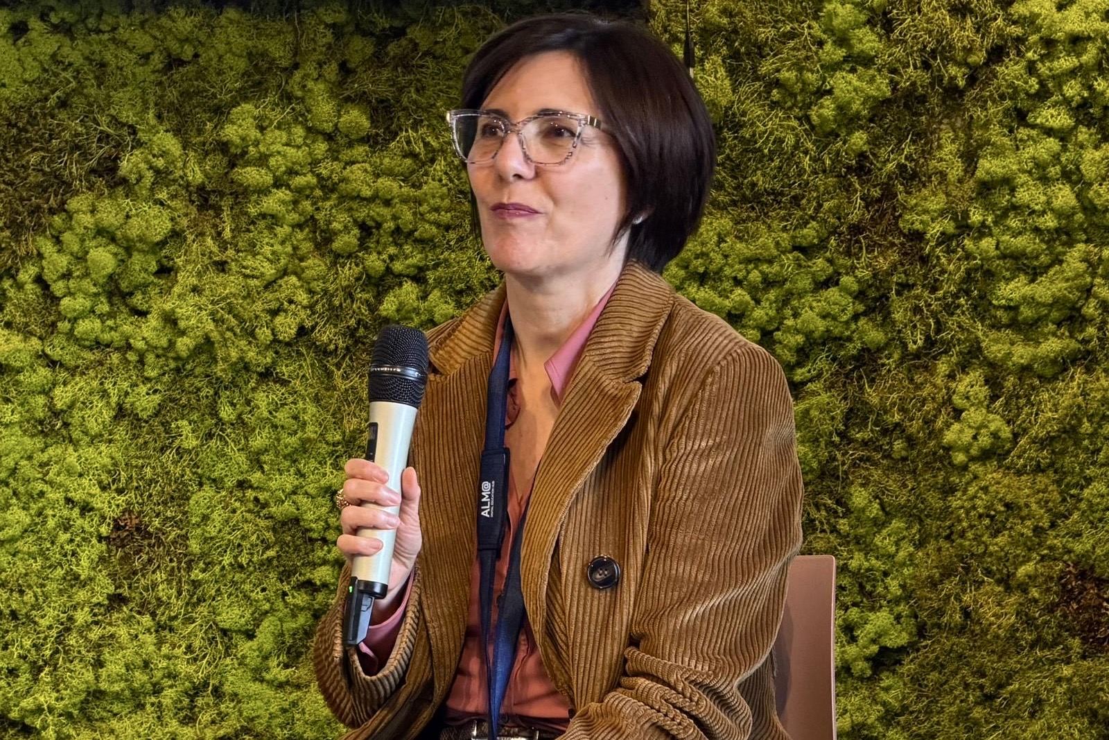 Un momento dell’intervento di Sara Romiti