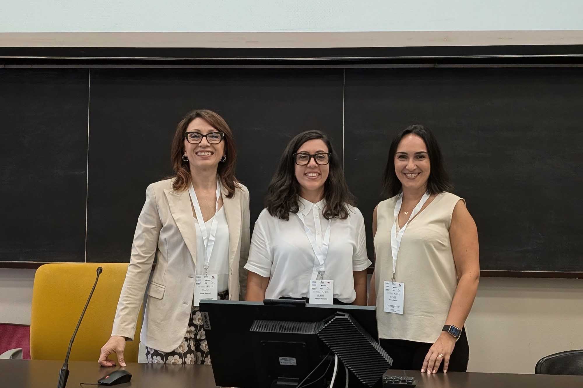 In foto da sinistra Ivana Guarnieri, Georgia Fargetta e Silvia Cariolo