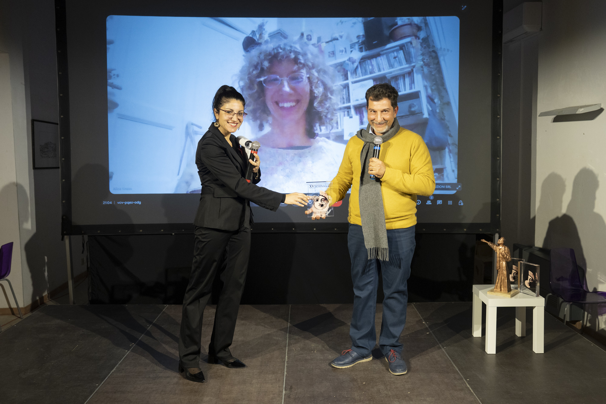 In foto Alessandra Cilio e Lorenzo Daniele