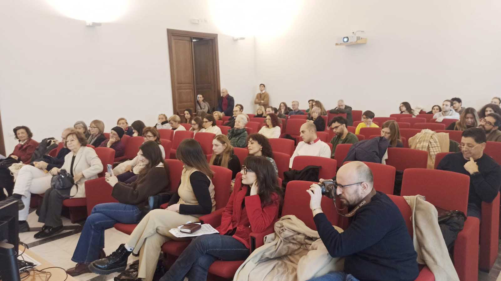 Il pubblico presente in sala