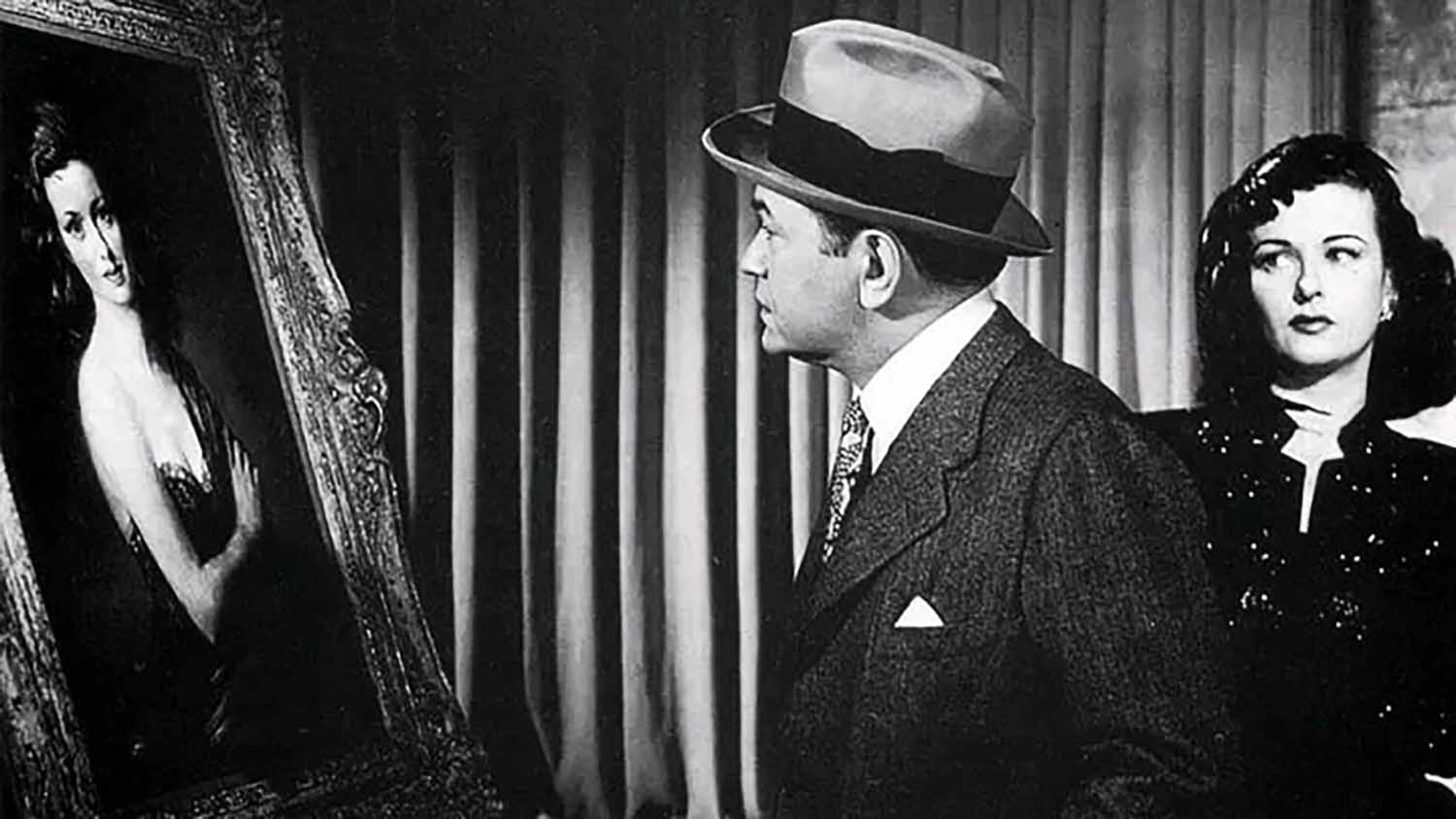 Una scena del film "La donna del ritratto" di Fritz Lang