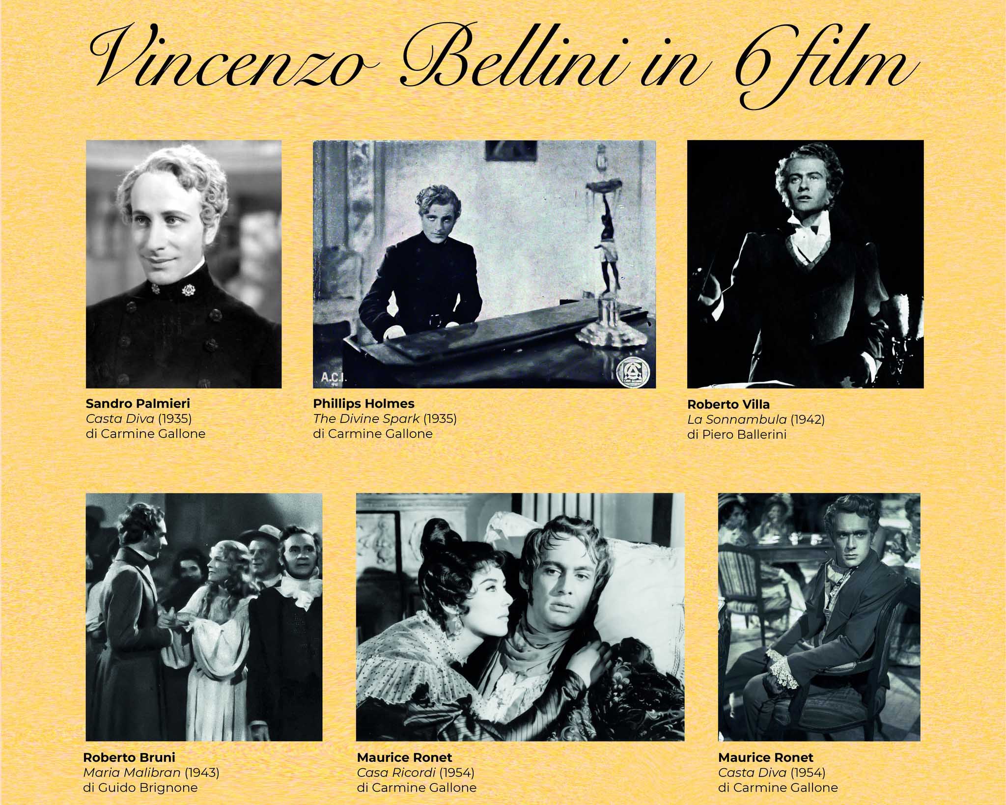 Vincenzo Bellini in 6 film