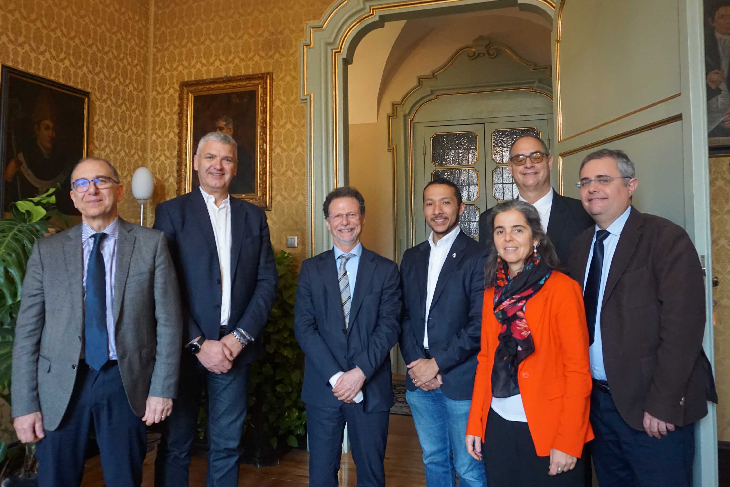 I rappresentanti delle due delegazioni