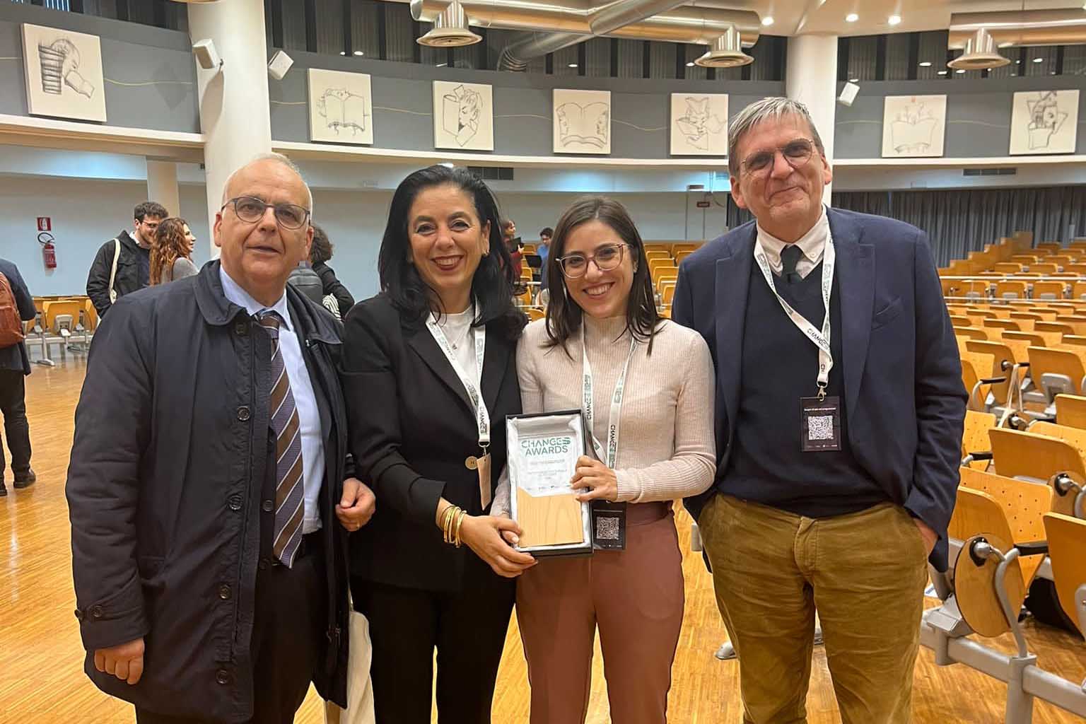 In foto da sinistra Pietro Militello, Germana Barone, Maura Fugazzotto, Paolo Mazzoleni