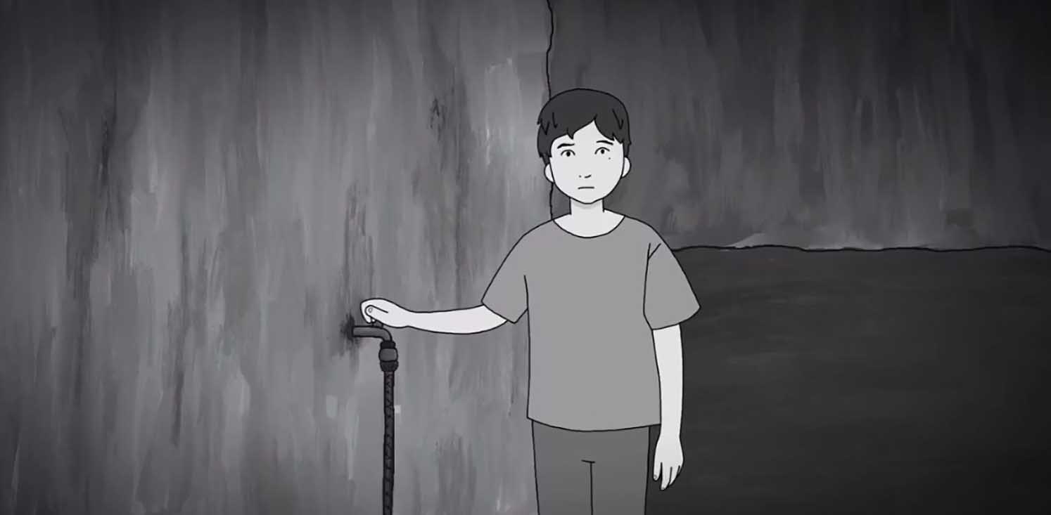 Un frame del cortometraggio Stagnant