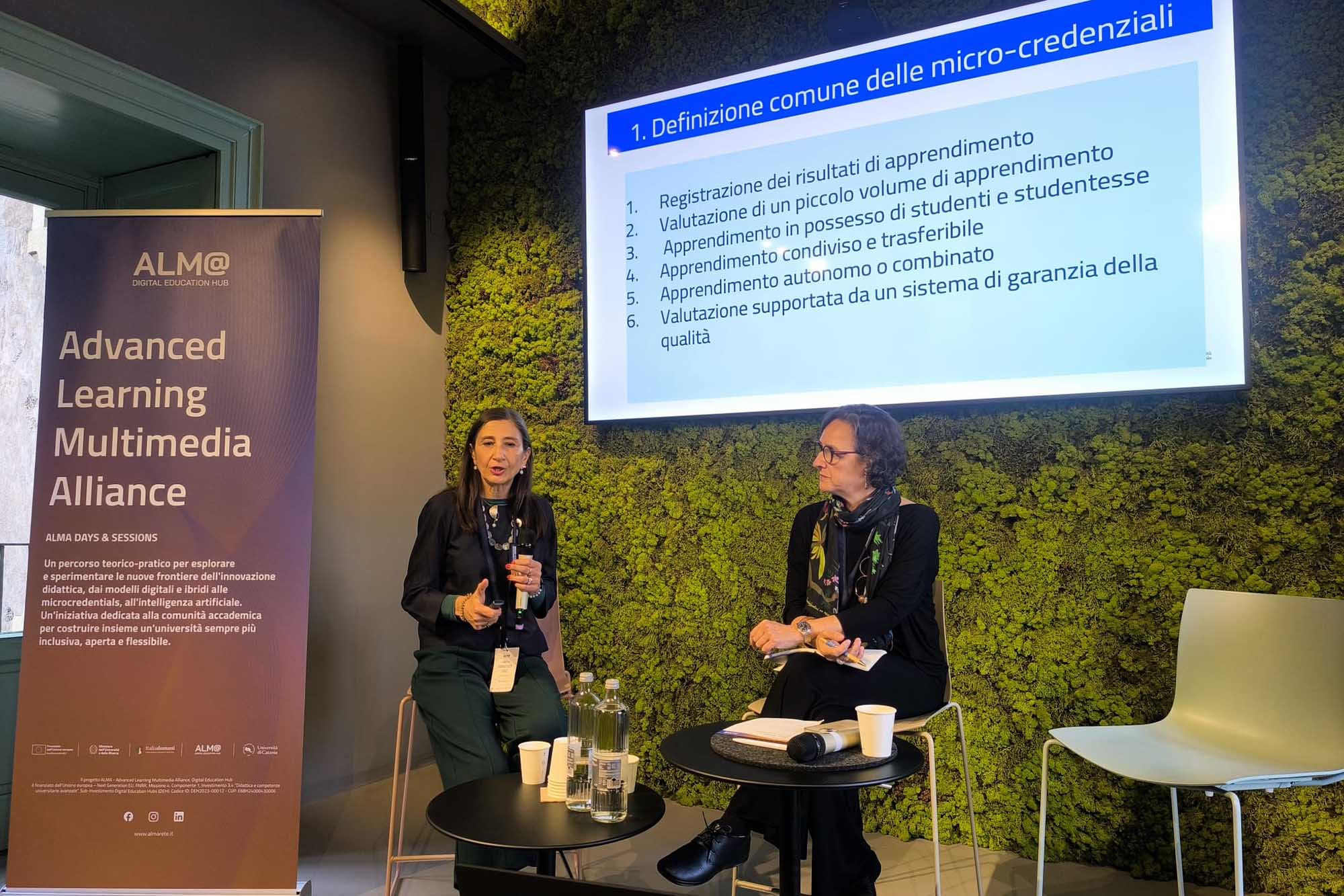In foto le docenti Francesca Vigo e Teresa Consoli