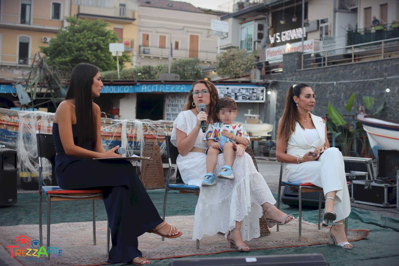 In foto un momento dell'intervento della dott.ssa Grazia Nicotra