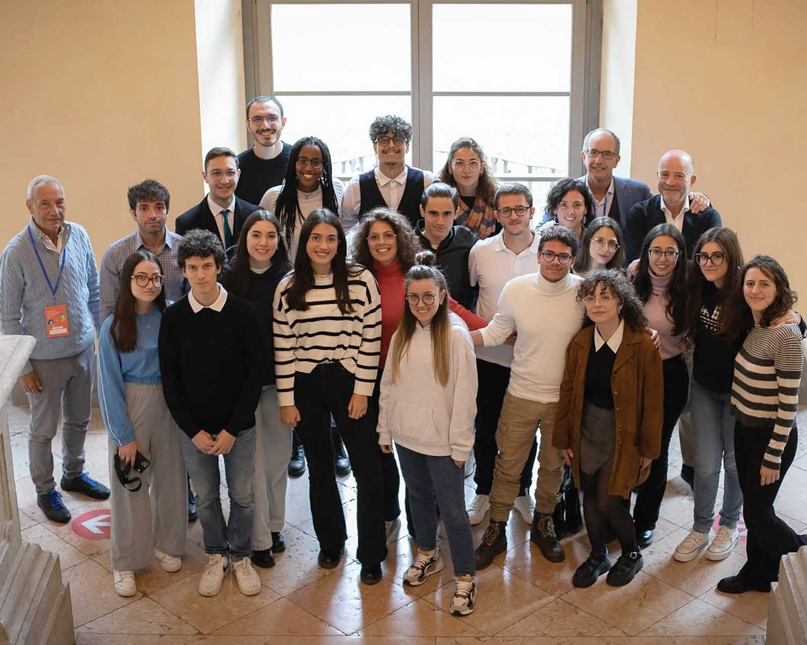 studentesse e studenti dei diversi atenei da tutta Italia vincitori della borsa