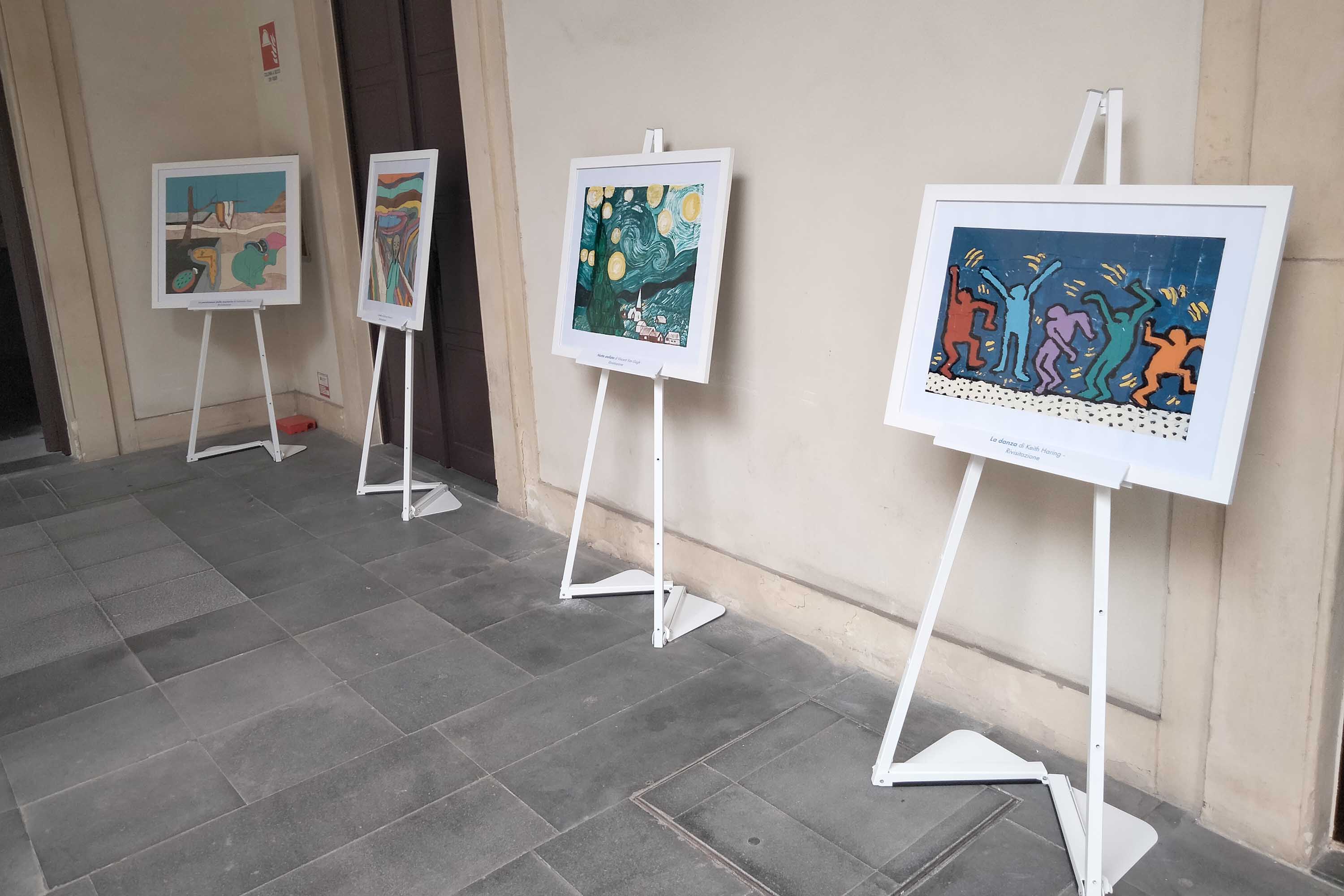 Alcune opere in mostra