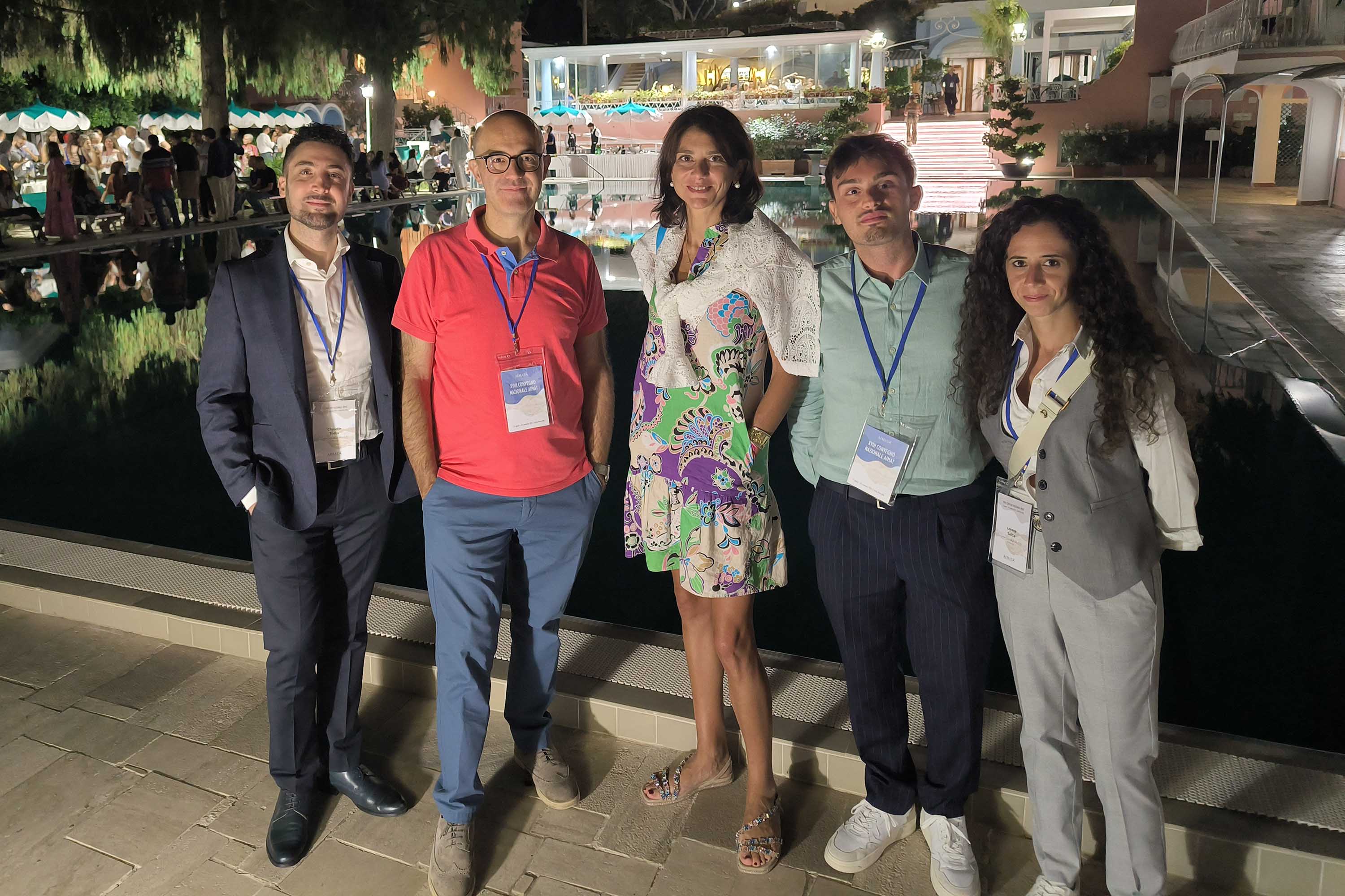 Il gruppo di ricerca Unict del prof. Gianluca Cicala presente a Ischia