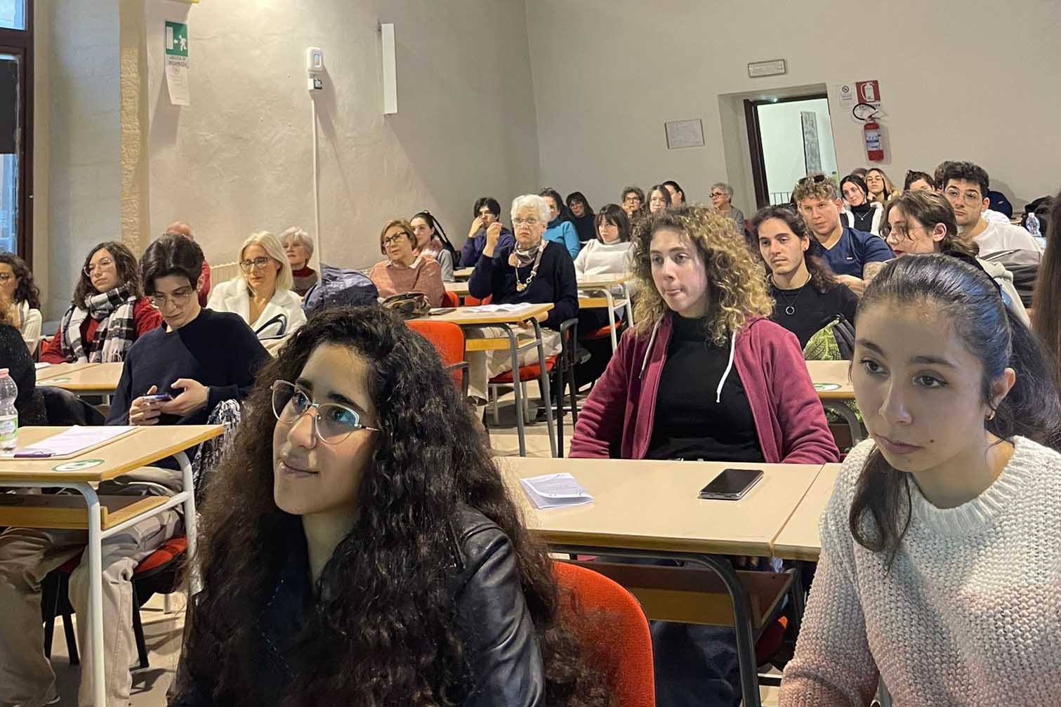 Studentesse e studenti presenti all'iniziativa