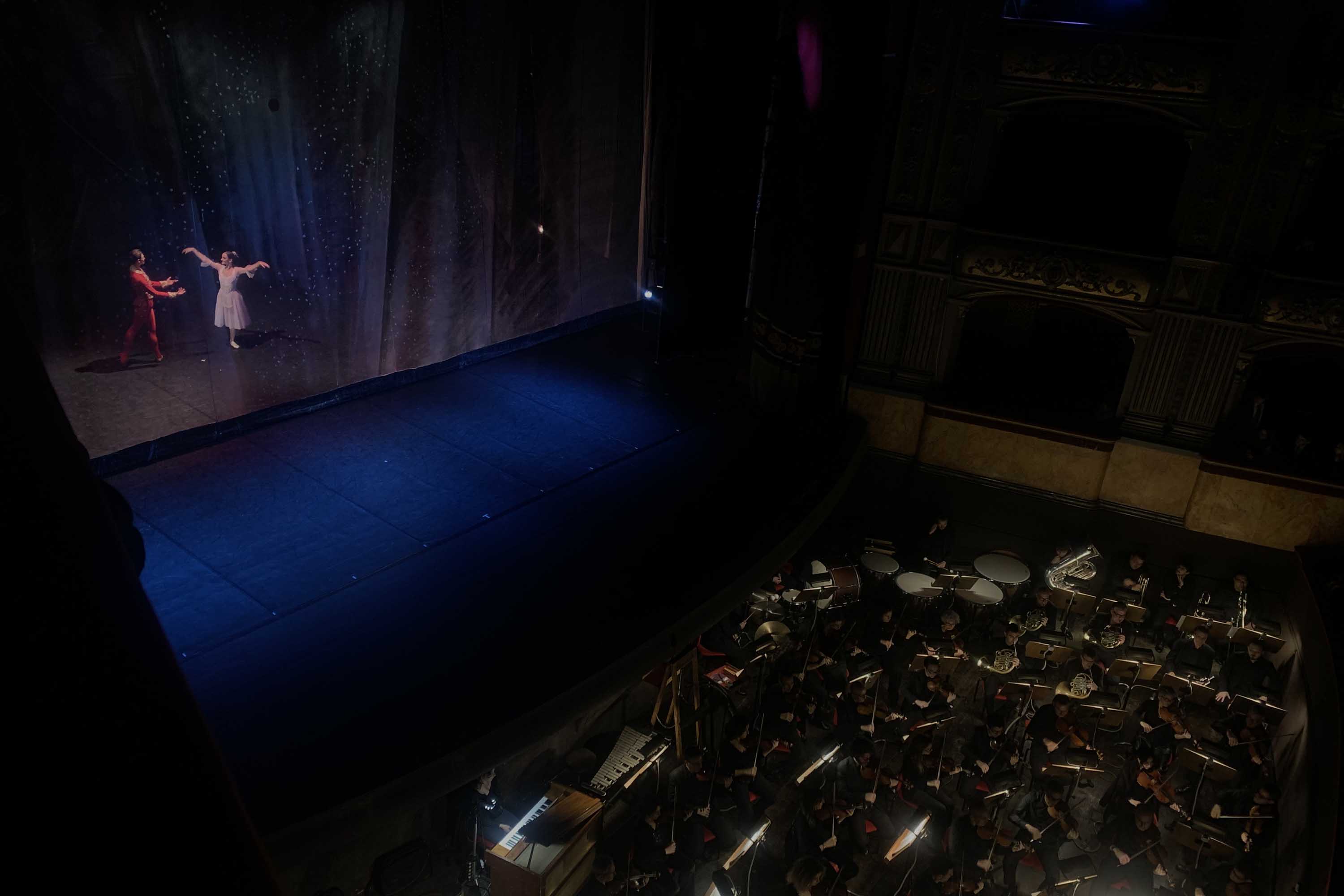 Un momento dello spettacolo