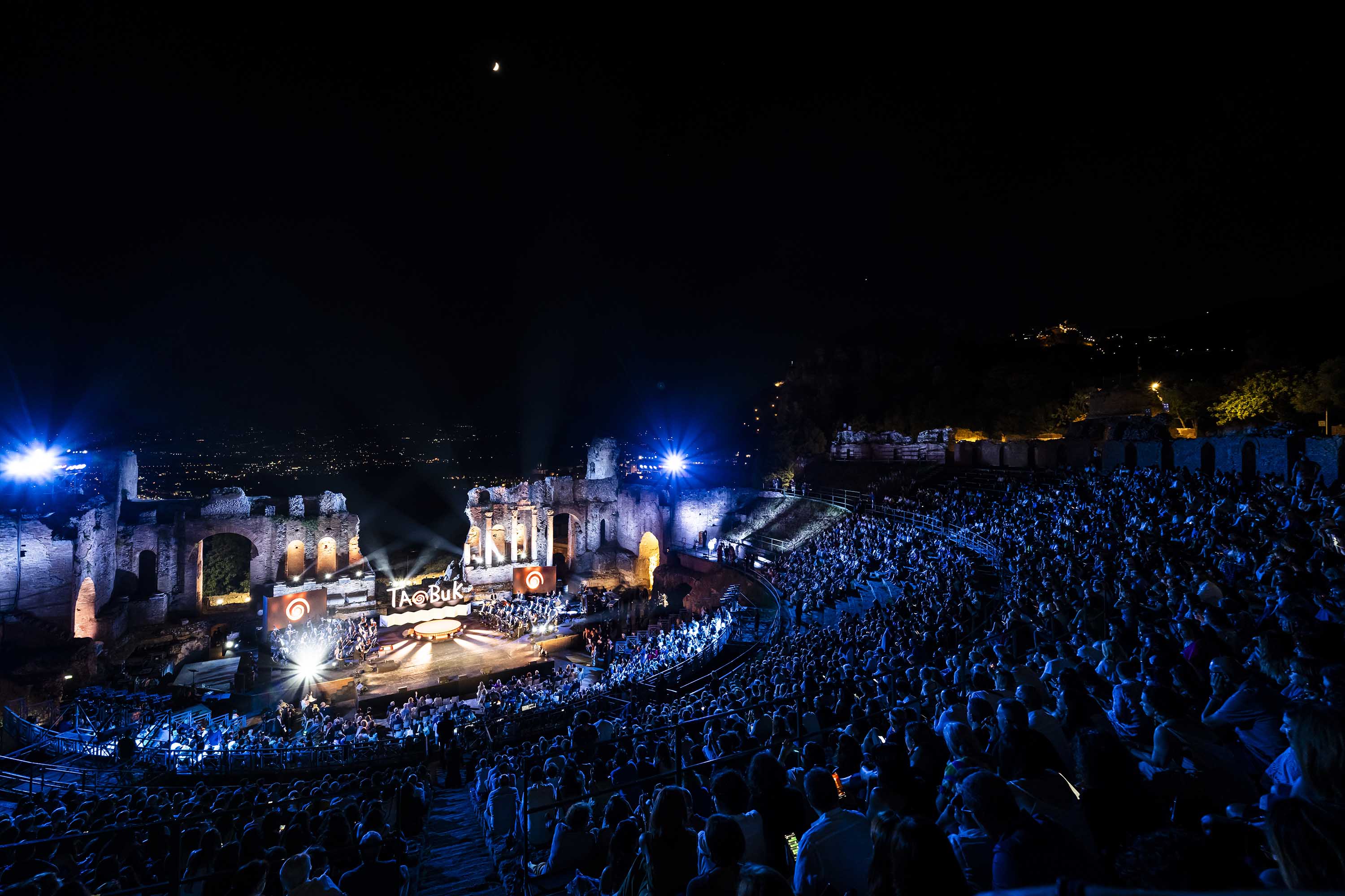 Una panoramica del Teatro Antico di Taormina