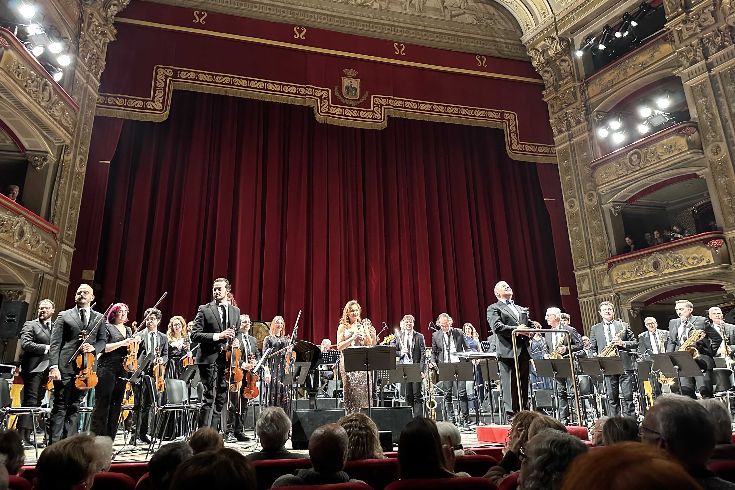 Un momento della serata