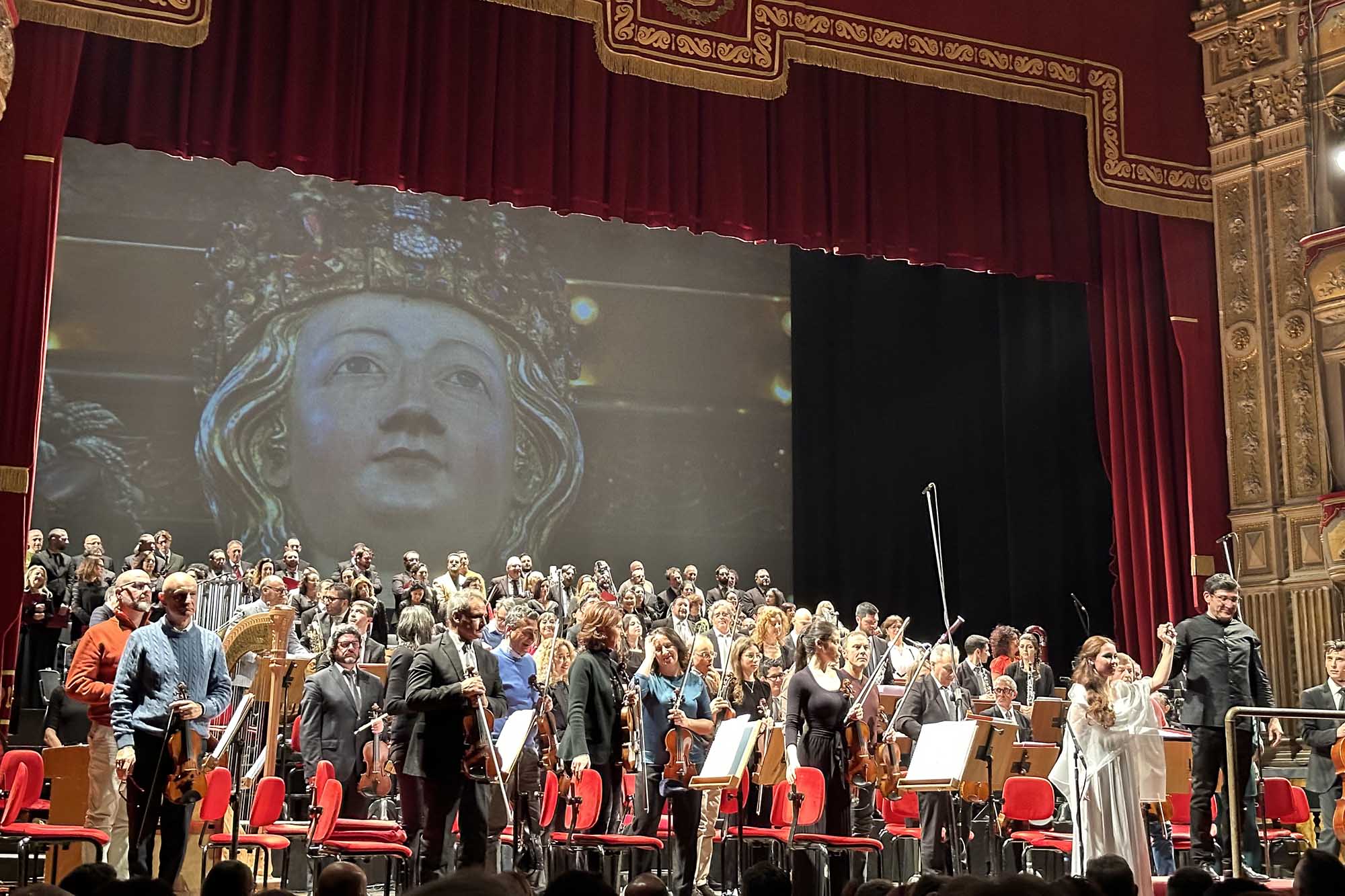 Un momento del concerto