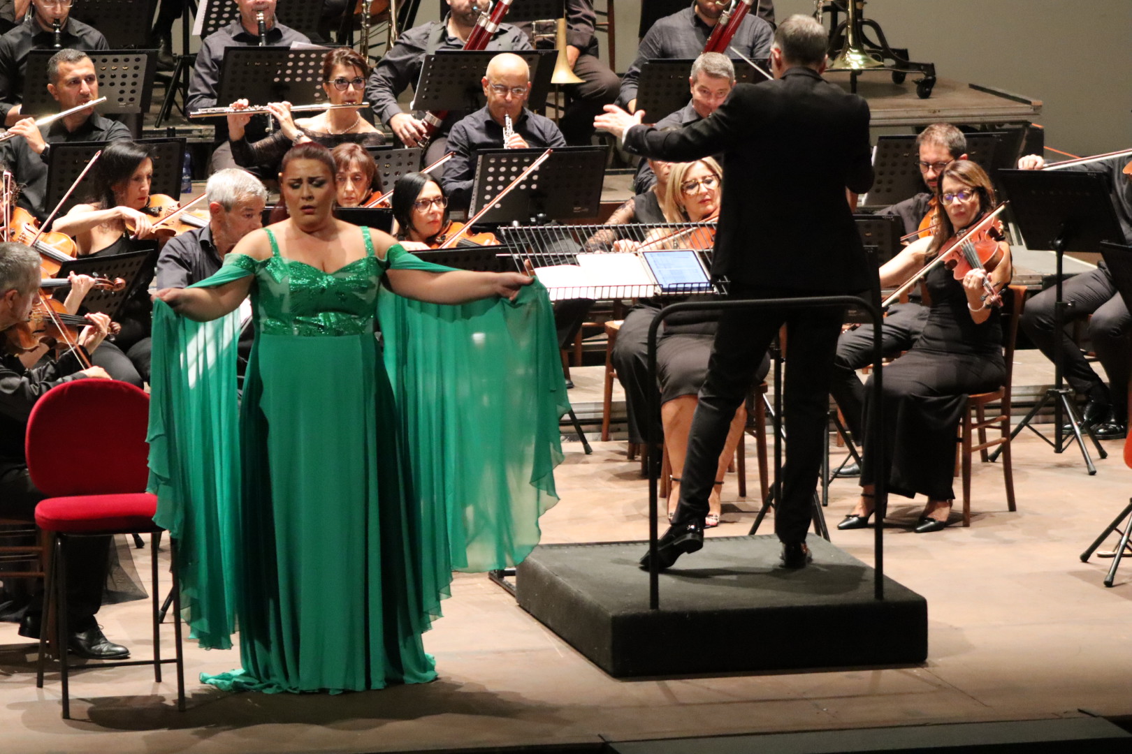 La soprano Gilda Fiume