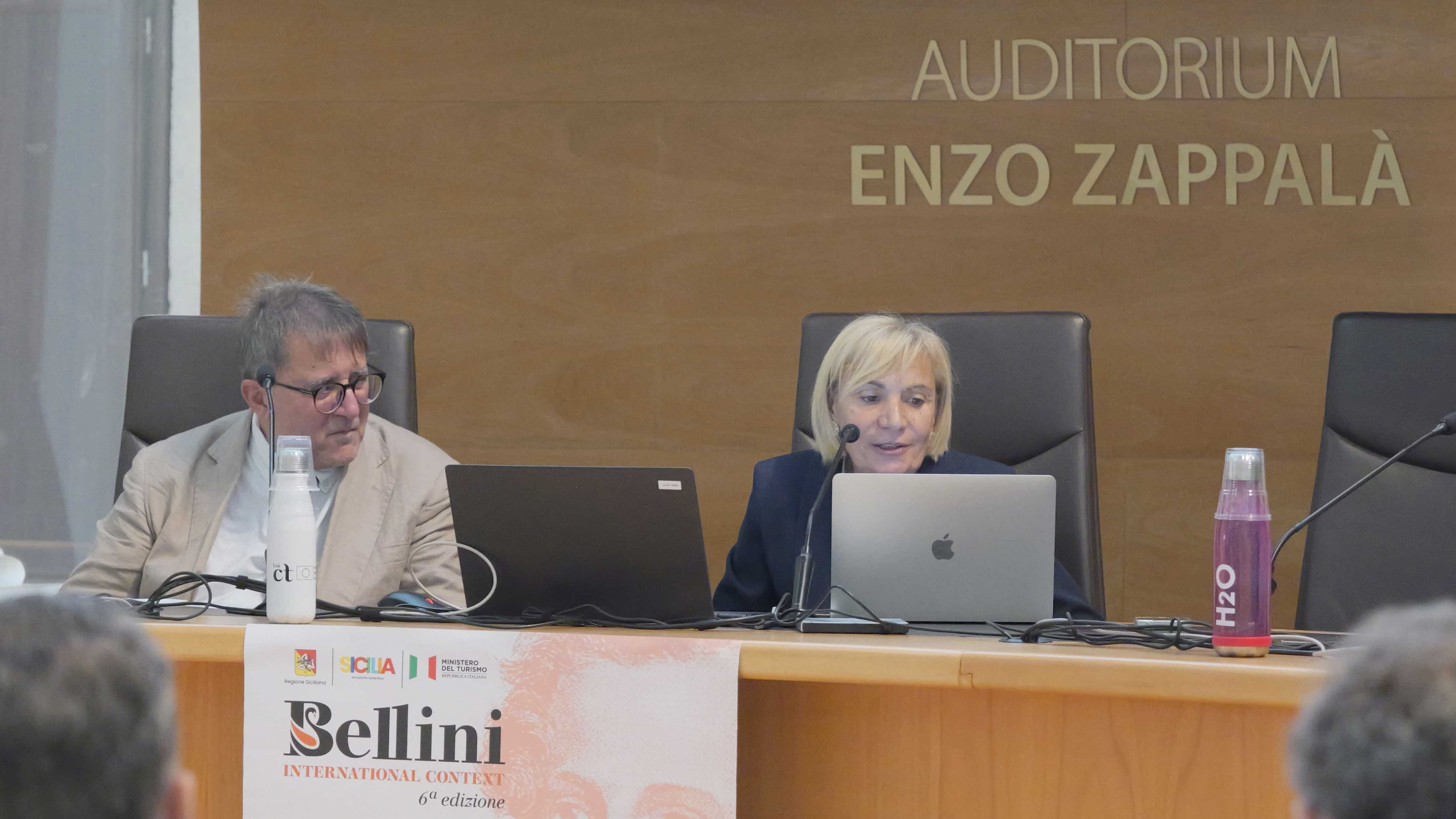 I docenti Alessandro Roccatagliati e Graziella Seminara
